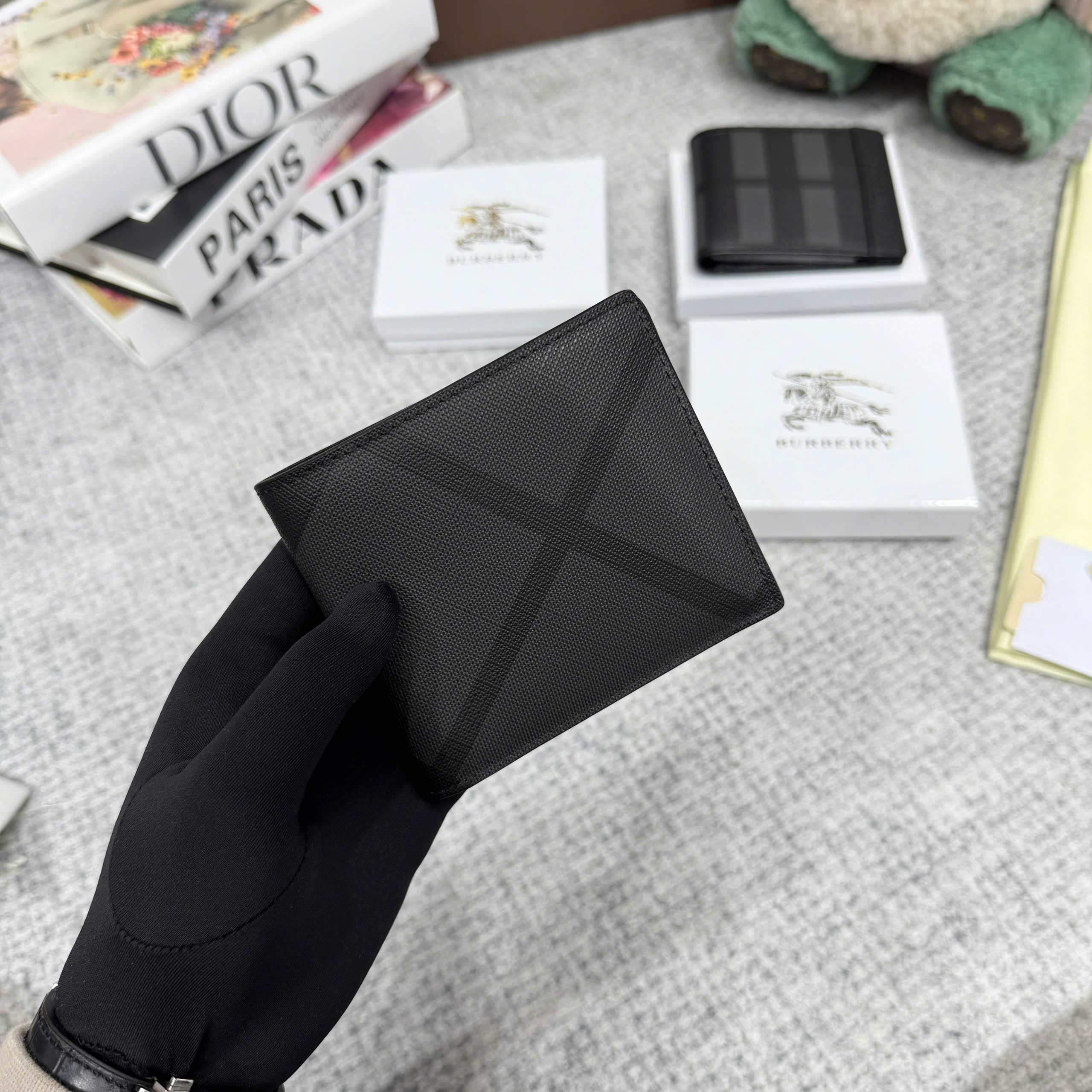Ví ngắn gấp Burberry BBR các mẫu Like Auth fullbox túi thẻ phụ kiện PLD