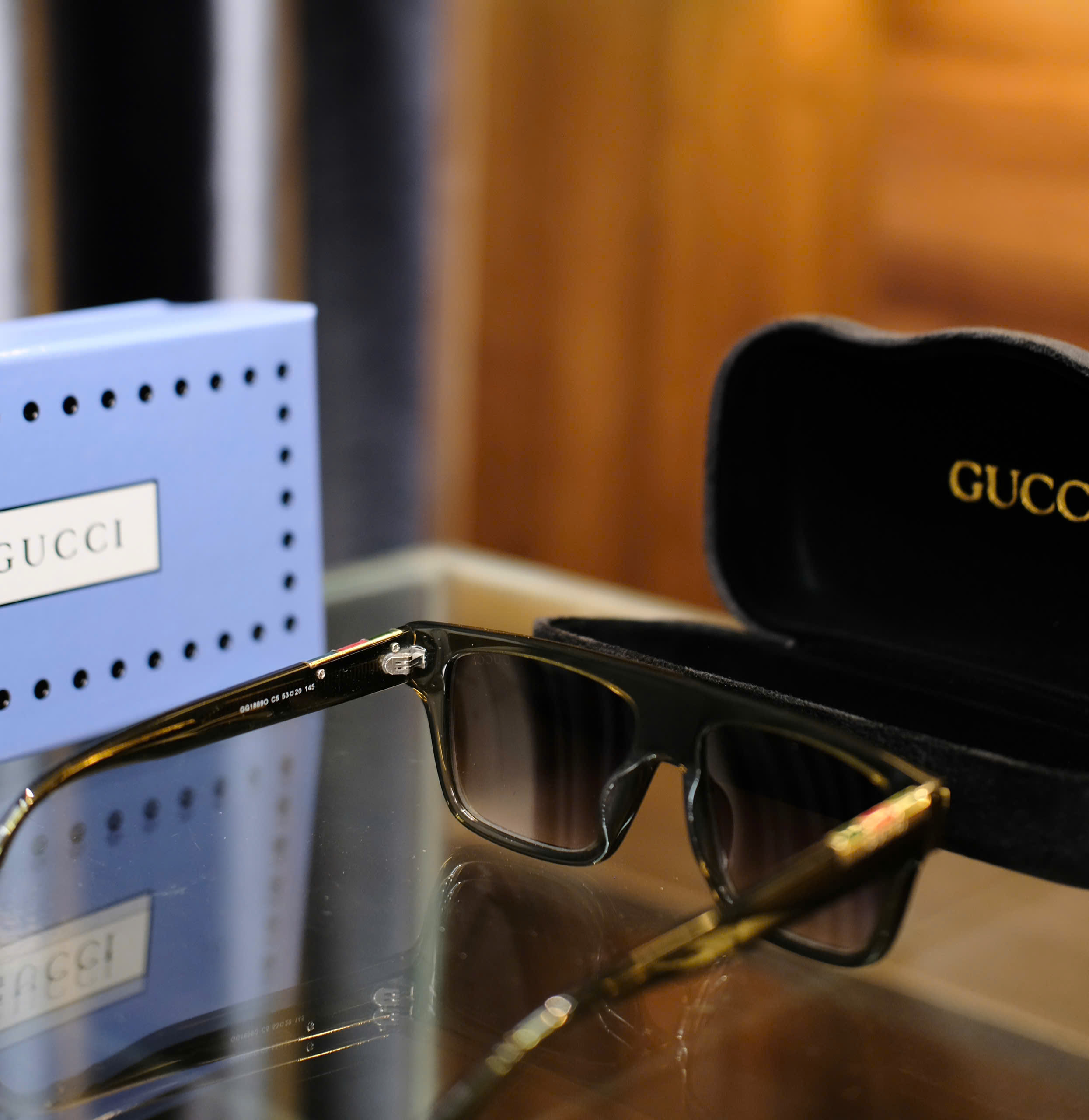 Kính mắt thời trang Gucci GC logo chữ gọng Like Auth on web fullbox DDT