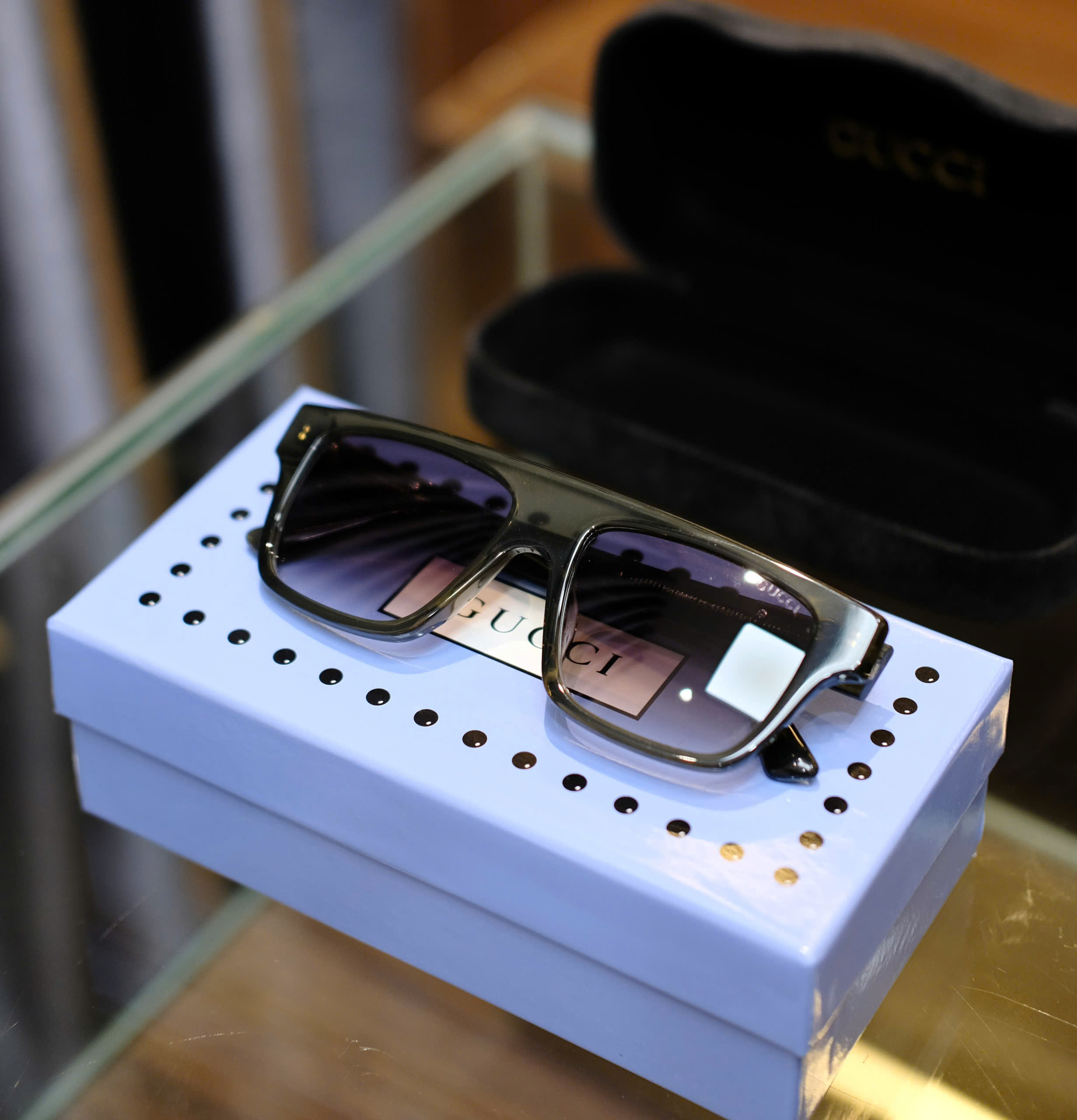 Kính mắt thời trang Gucci GC logo chữ gọng Like Auth on web fullbox DDT
