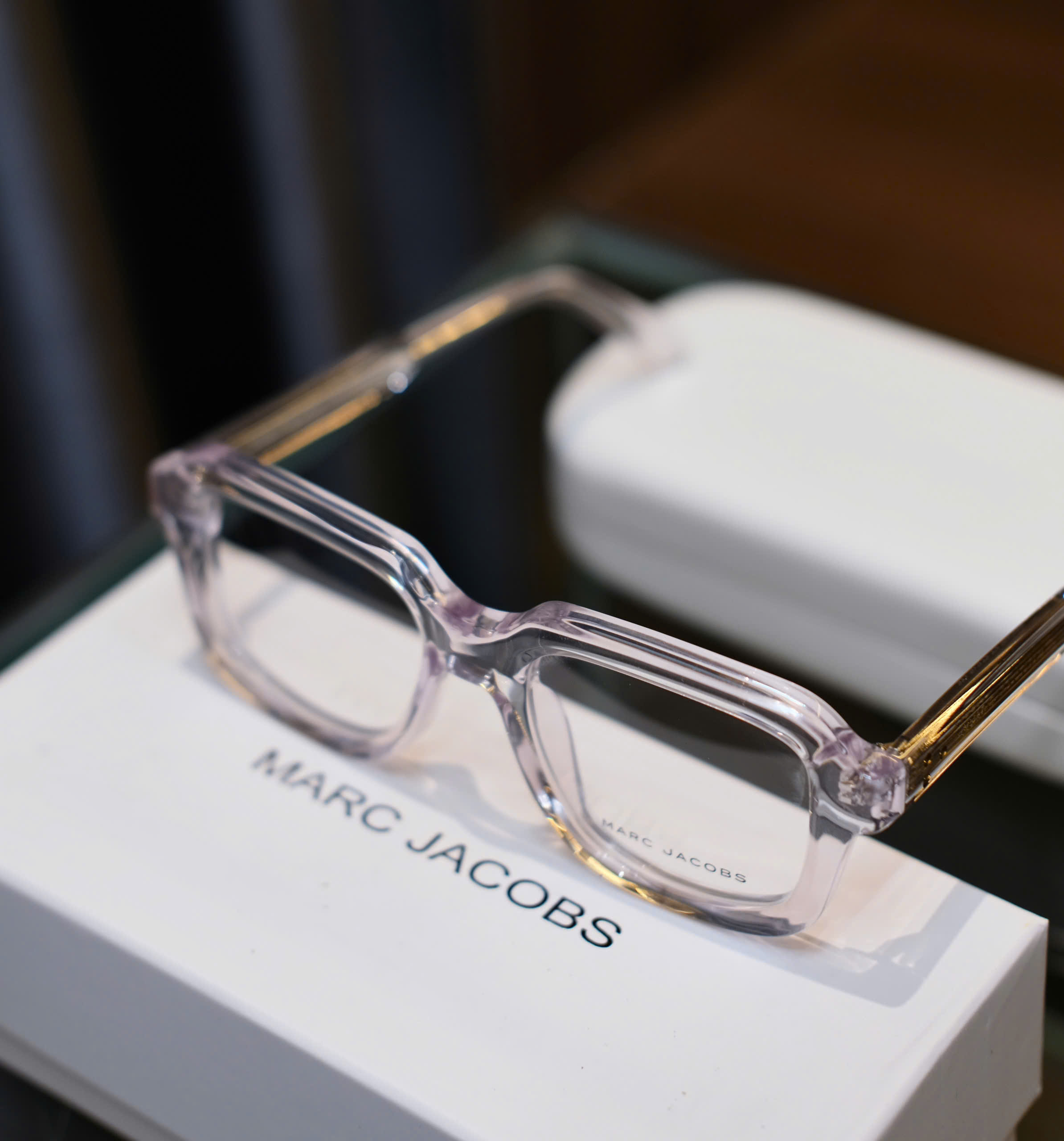 Kính mắt thời trang Marc Jacobs Trắng trong Like Auth on web fullbox DDT