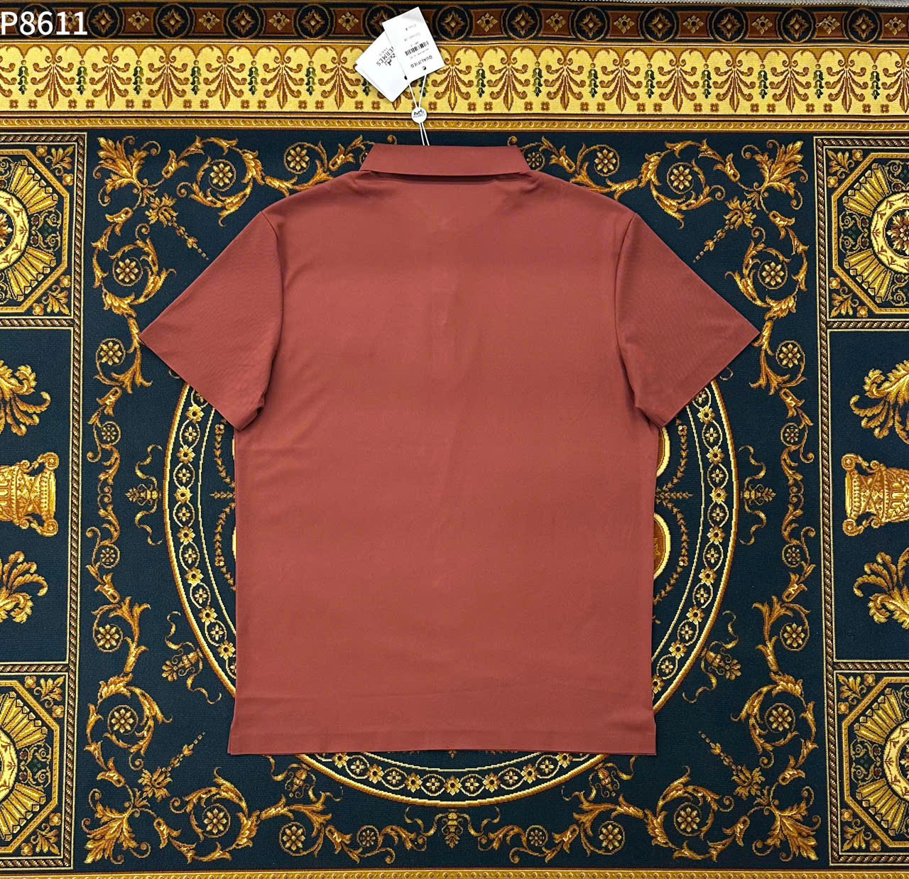 Áo polo Hermes HM logo ngựa ngực Like Auth 1-1 on web LK