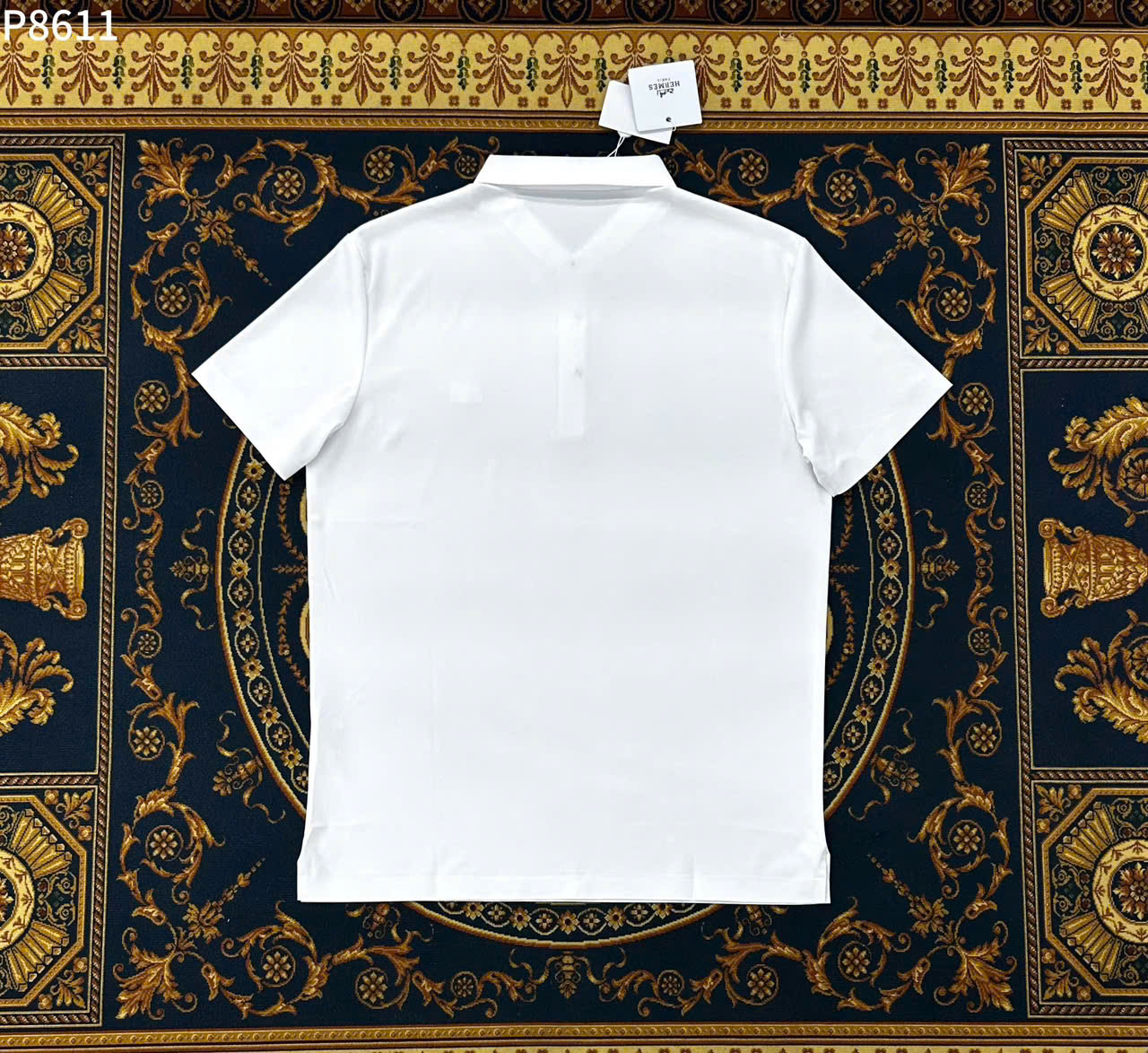 Áo polo Hermes HM logo ngựa ngực Like Auth 1-1 on web LK