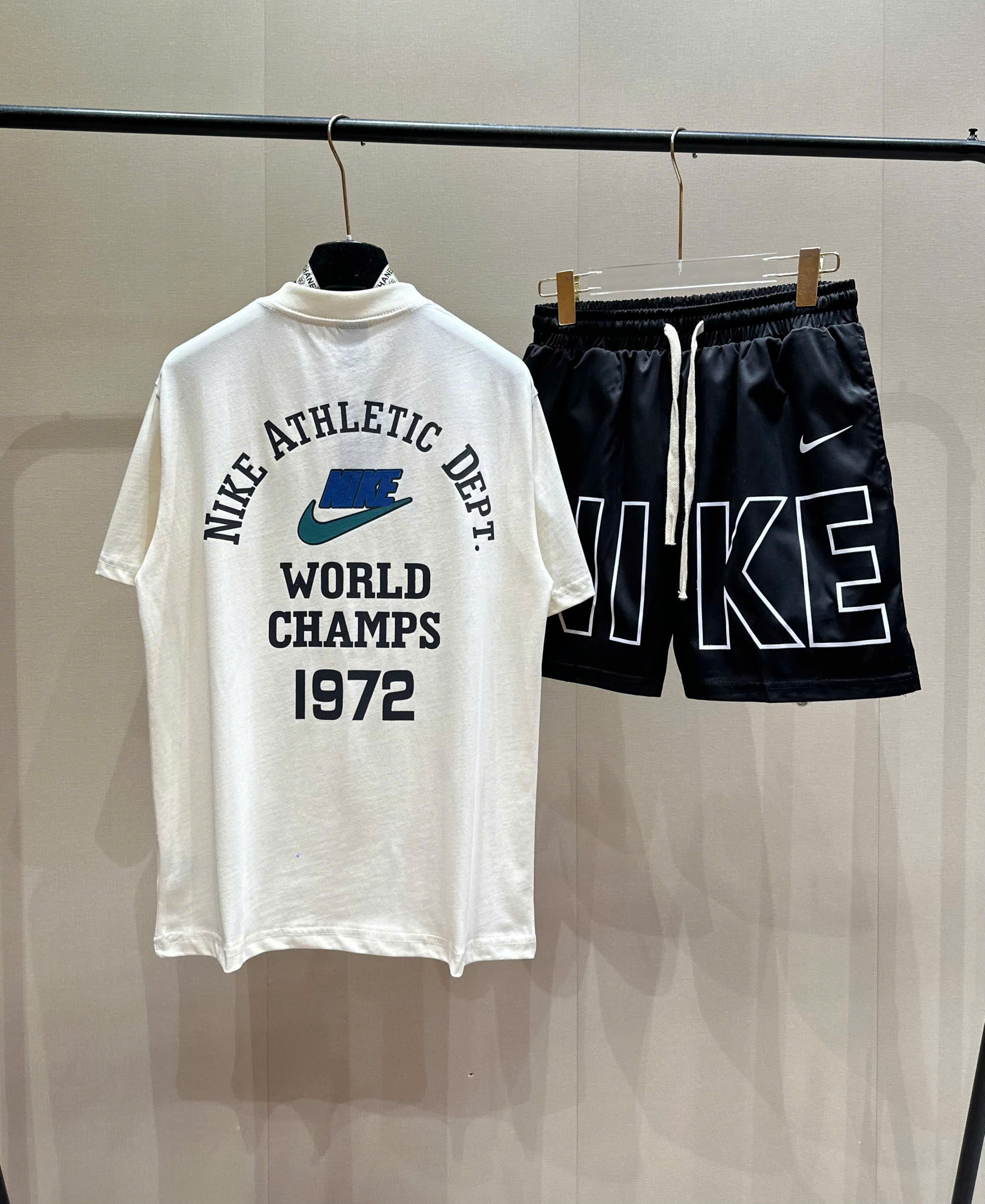 Bộ, Set hè Nike NK họa tiết chữ 1972 Like Auth on web NV