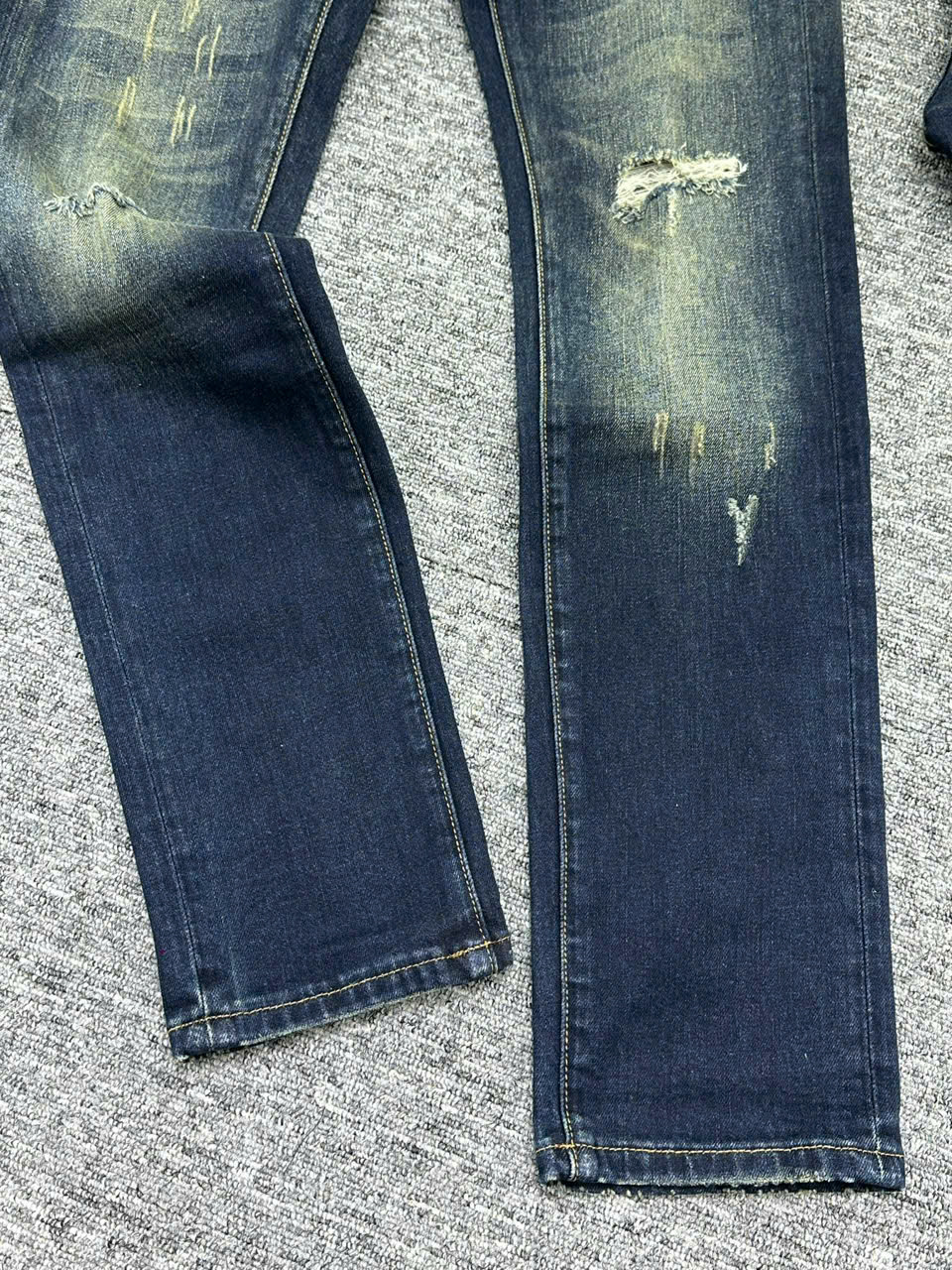 Quần Jean Dolce Gabbana DG Xanh rách xước mài Like Auth on web LK