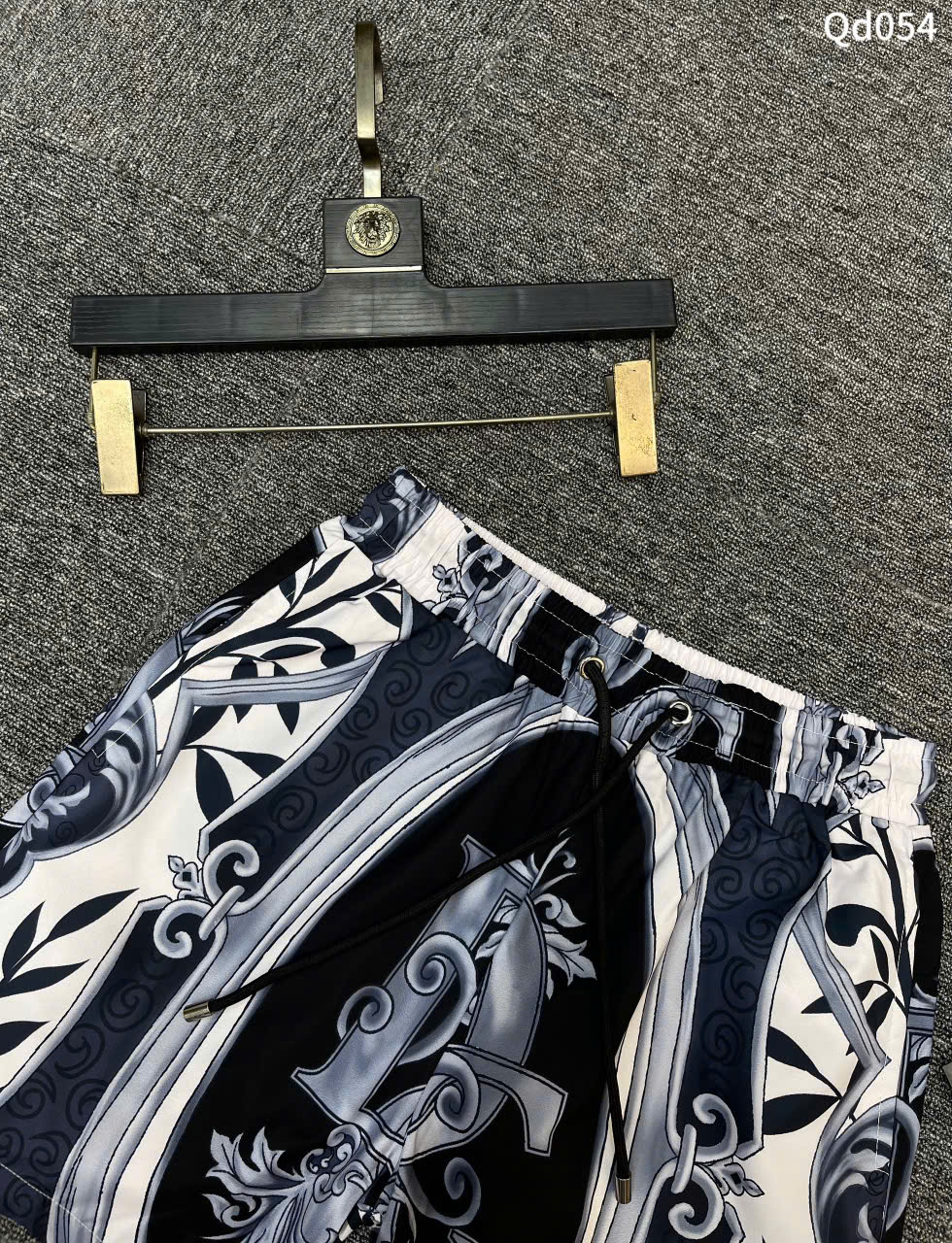 Quần short gió Dolce Gabbana DG họa tiết hoa văn quý tộc Like Auth 1-1 on web LK