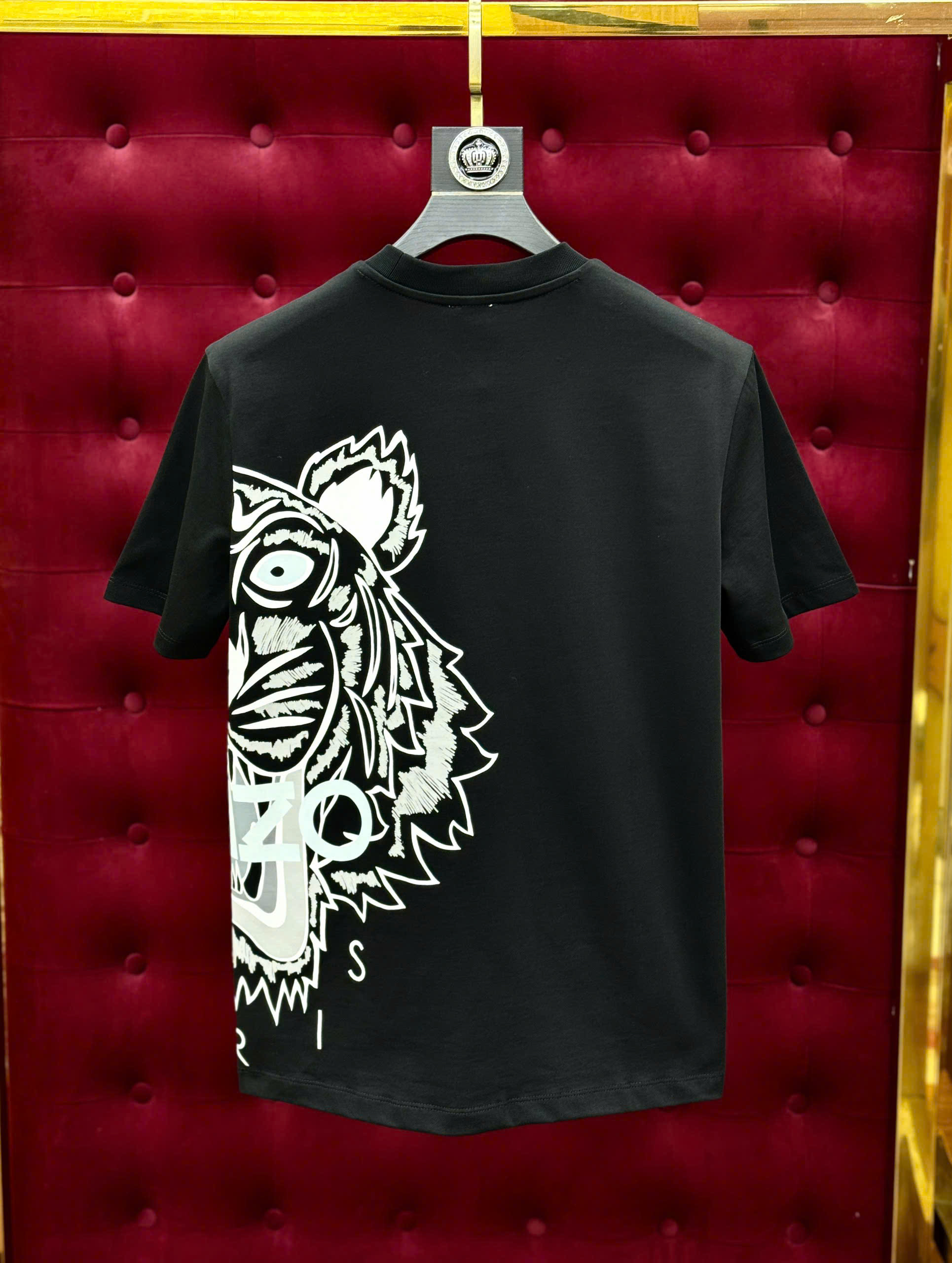 Áo phông T-shirt Kenzo KZ họa tiết logo mặt Hổ nửa trước sau Like Auth on web MK