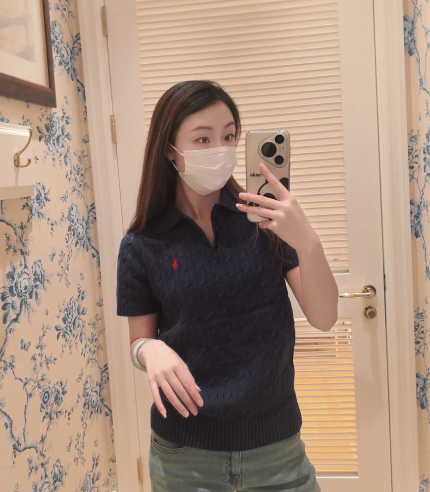 Áo polo len Polo trơn logo ngựa thêu ngực Like Auth 1-1 on web VTN