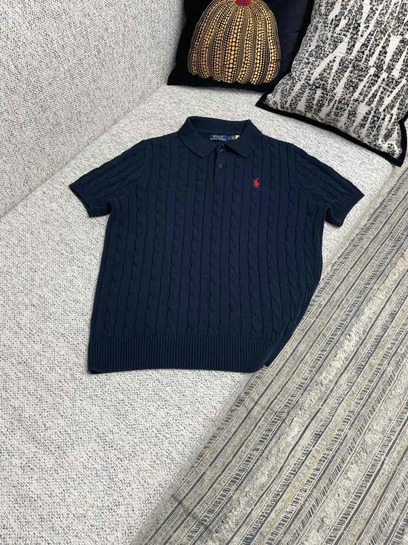 Áo polo len Polo trơn logo ngựa thêu ngực Like Auth 1-1 on web VTN
