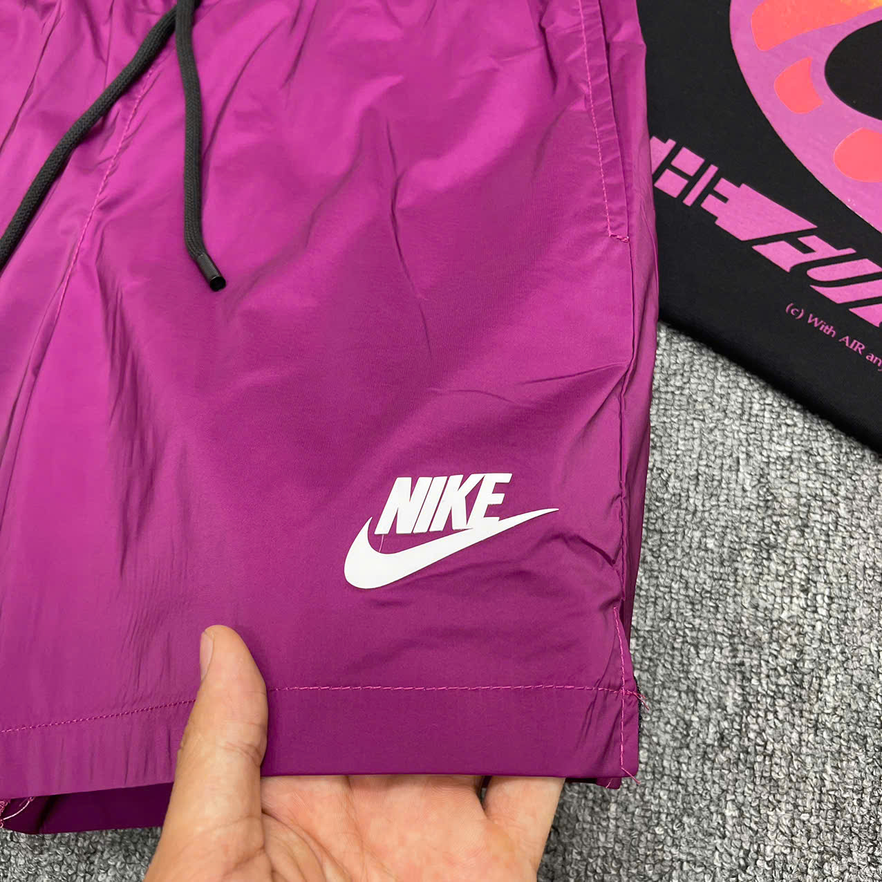 Bộ, Set hè Nike NK  phối màu quần Tím Like Auth on web NV