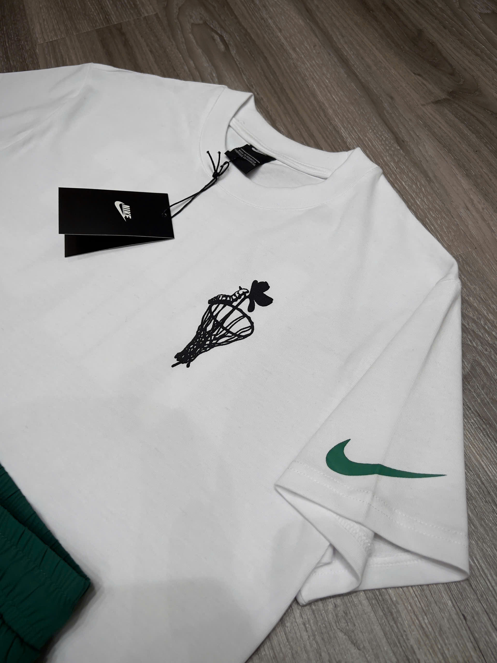 Bộ, Set hè Nike NK phối màu quần Xanh lá Like Auth on web NV