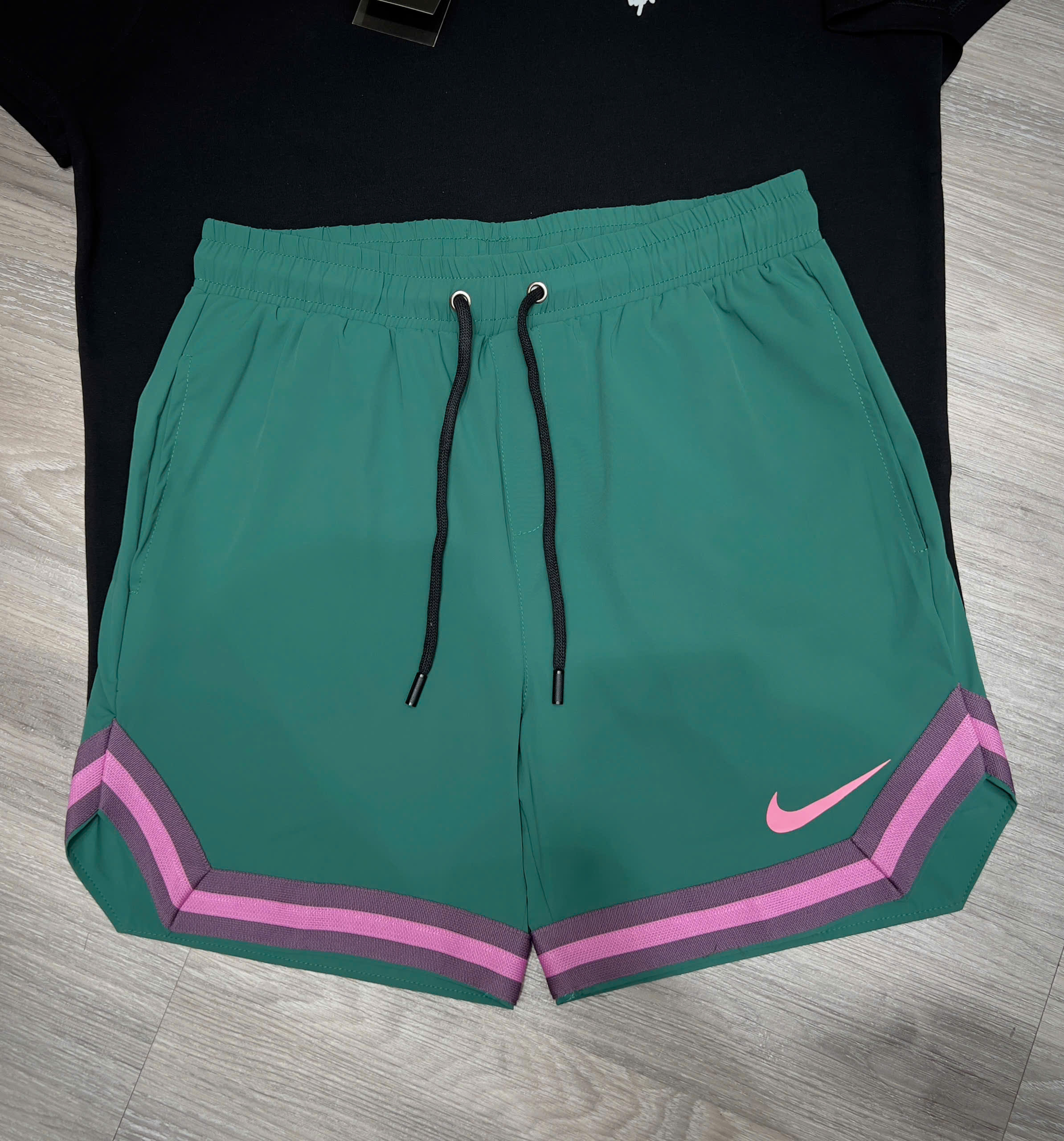Bộ, Set hè Nike NK phối màu quần Xanh lá Like Auth on web NV