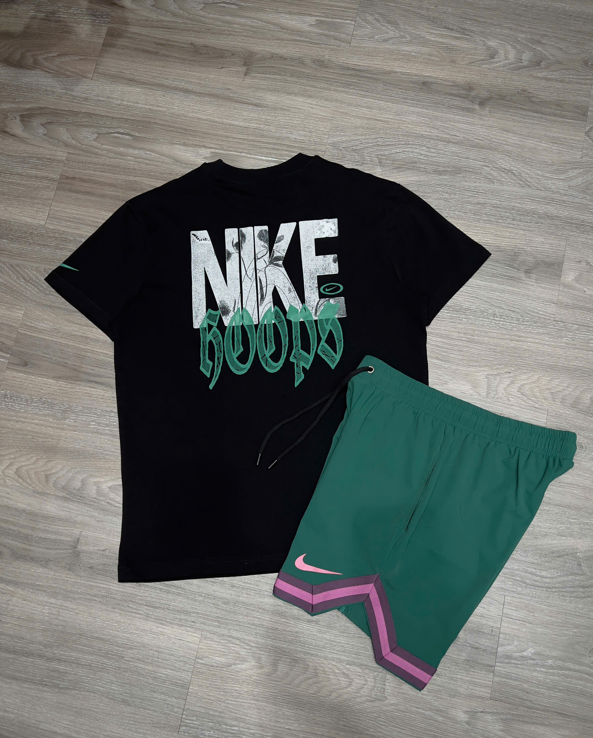 Bộ, Set hè Nike NK phối màu quần Xanh lá Like Auth on web NV