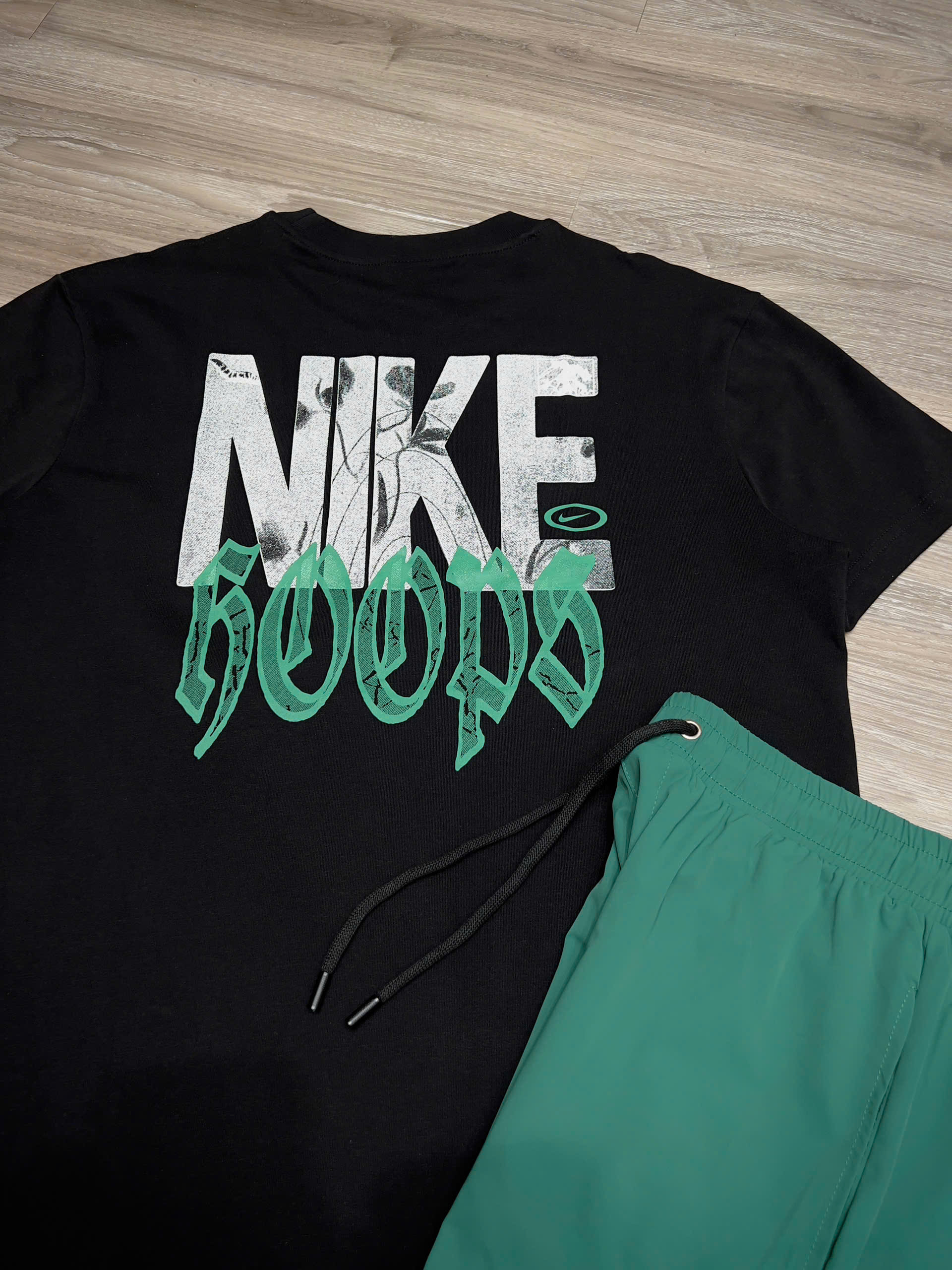 Bộ, Set hè Nike NK phối màu quần Xanh lá Like Auth on web NV