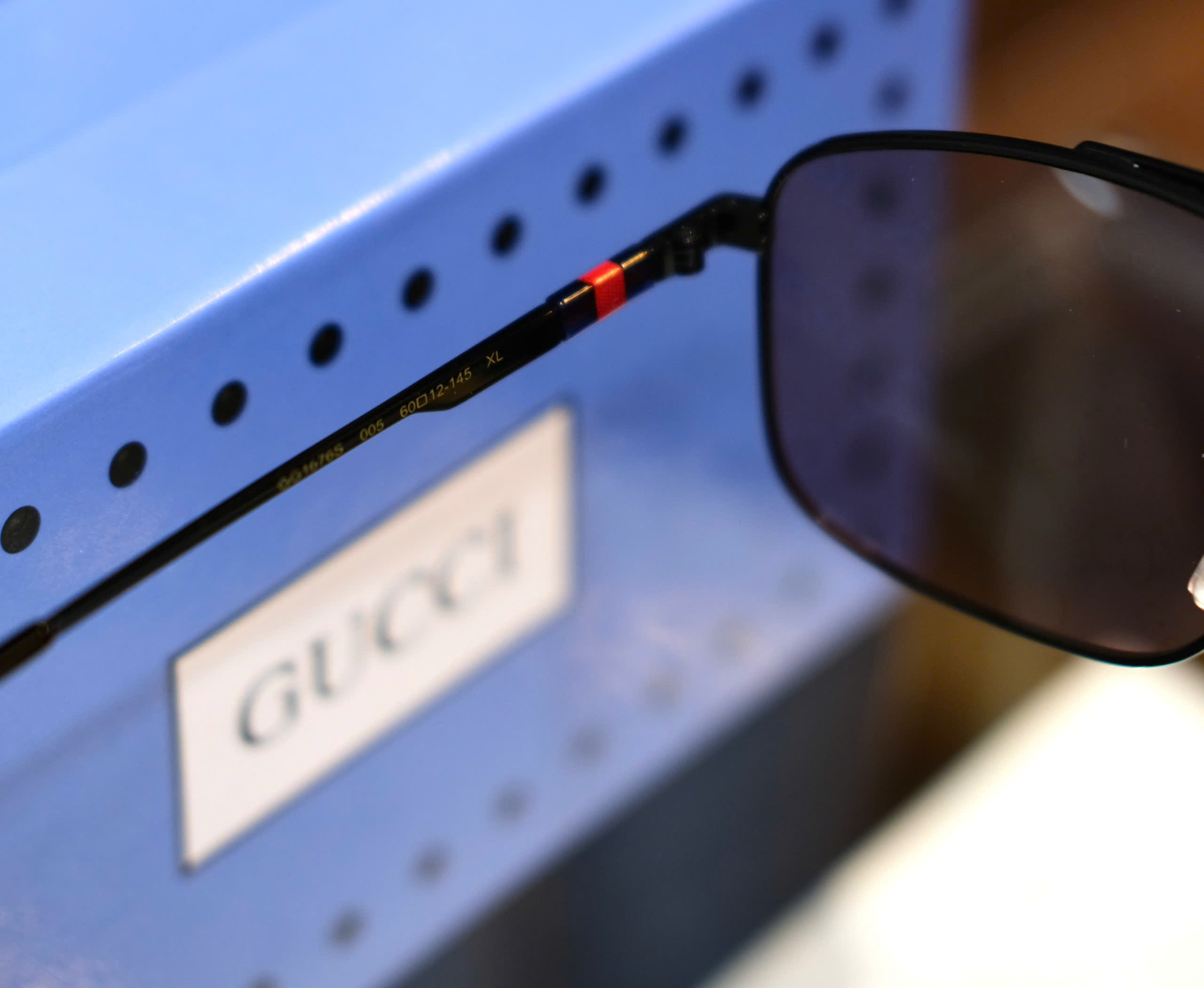 Kính mắt thời trang Gucci GC Đen họa tiết monogram mắt Like Auth on web fullbox DDT