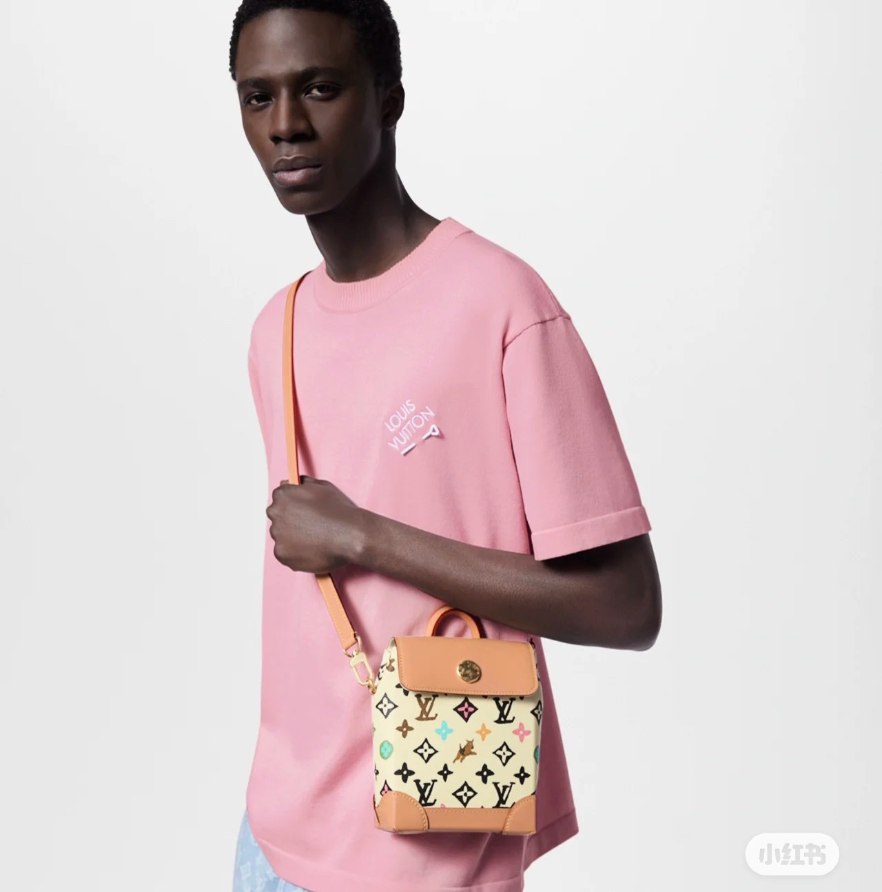 Túi mini đeo chéo Louis Vuitton LV Be phối Nâu họa tiết hoa vân logo LV size 15x18x7cm Like Auth on web fullbox bill thẻ PLD