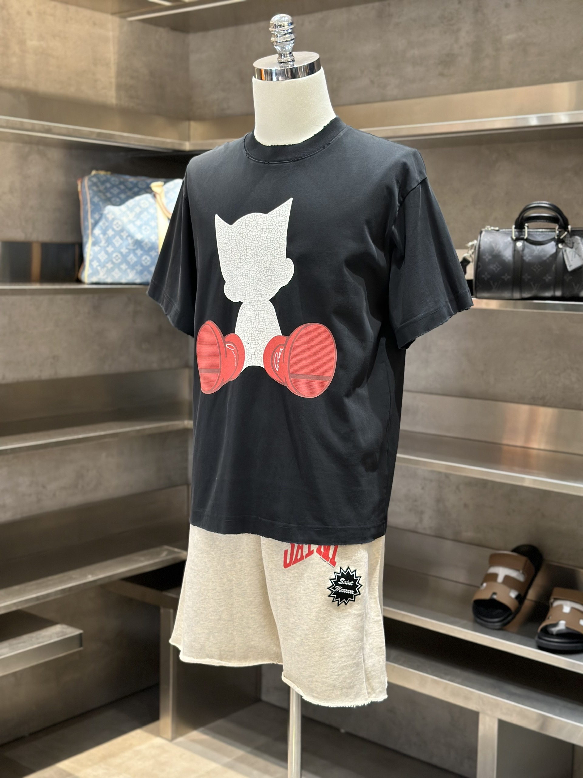 Áo phông T-shirt Local Đen họa tiết Atom Like Auth VTN