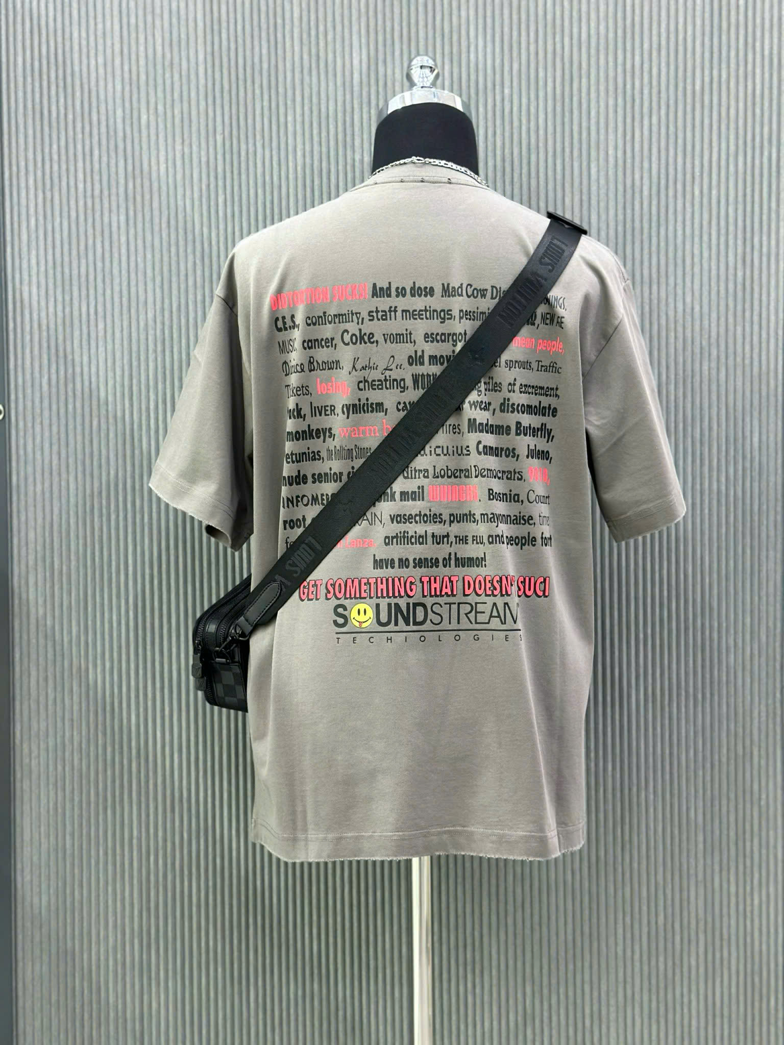 Áo phông T-shirt Local Xám mặt cười họa tiết chữ Like Auth VTN