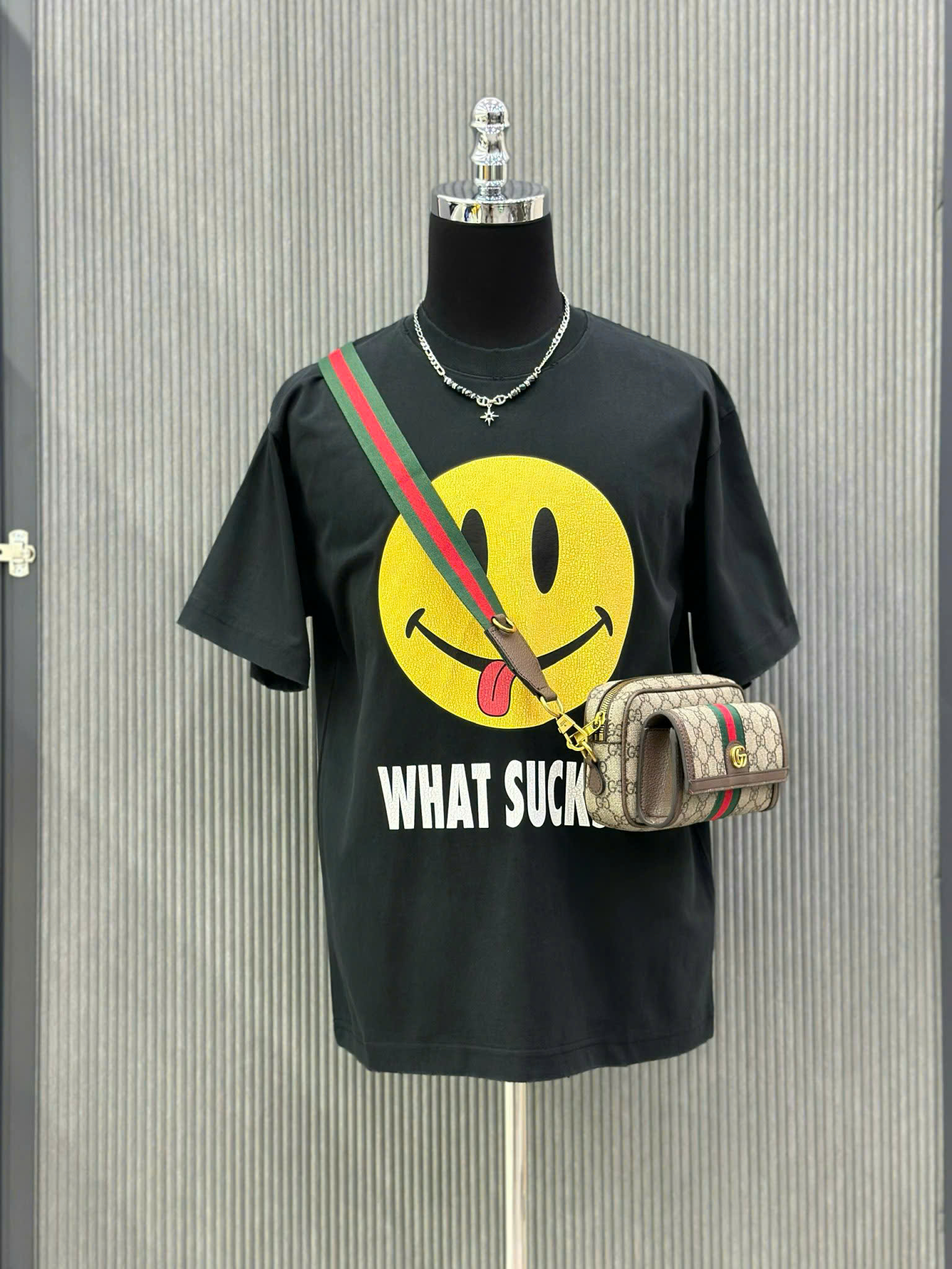 Áo phông T-shirt Local Đen mặt cười họa tiết chữ Like Auth M-XXL VTN