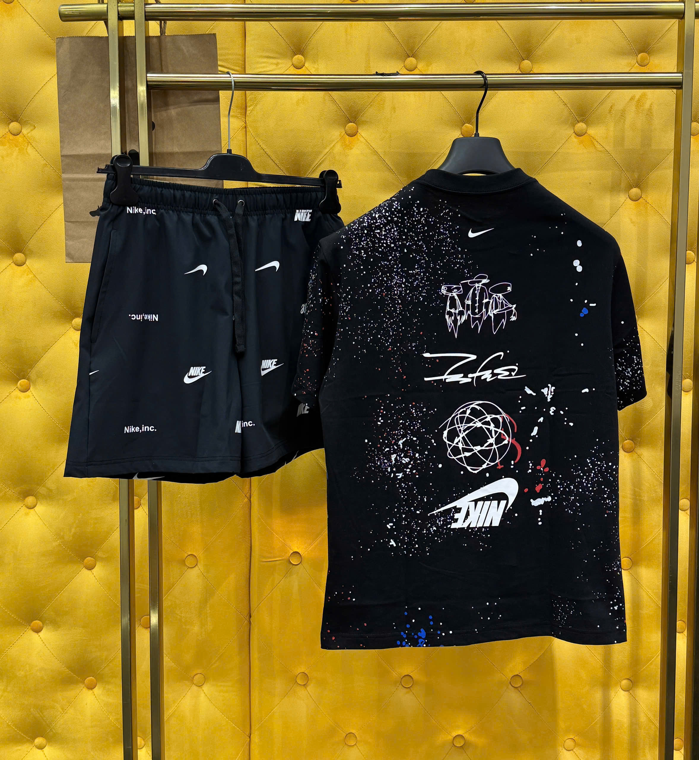 Bộ, Set hè Nike N họa tiết vẩy sơn Like Auth on web MK