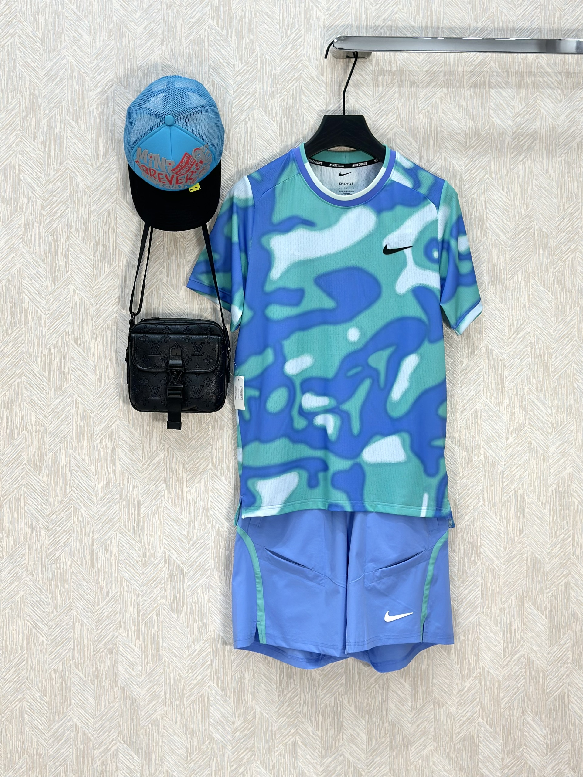 Bộ, Set hè Nike N phối màu loang Like Auth on web VTN