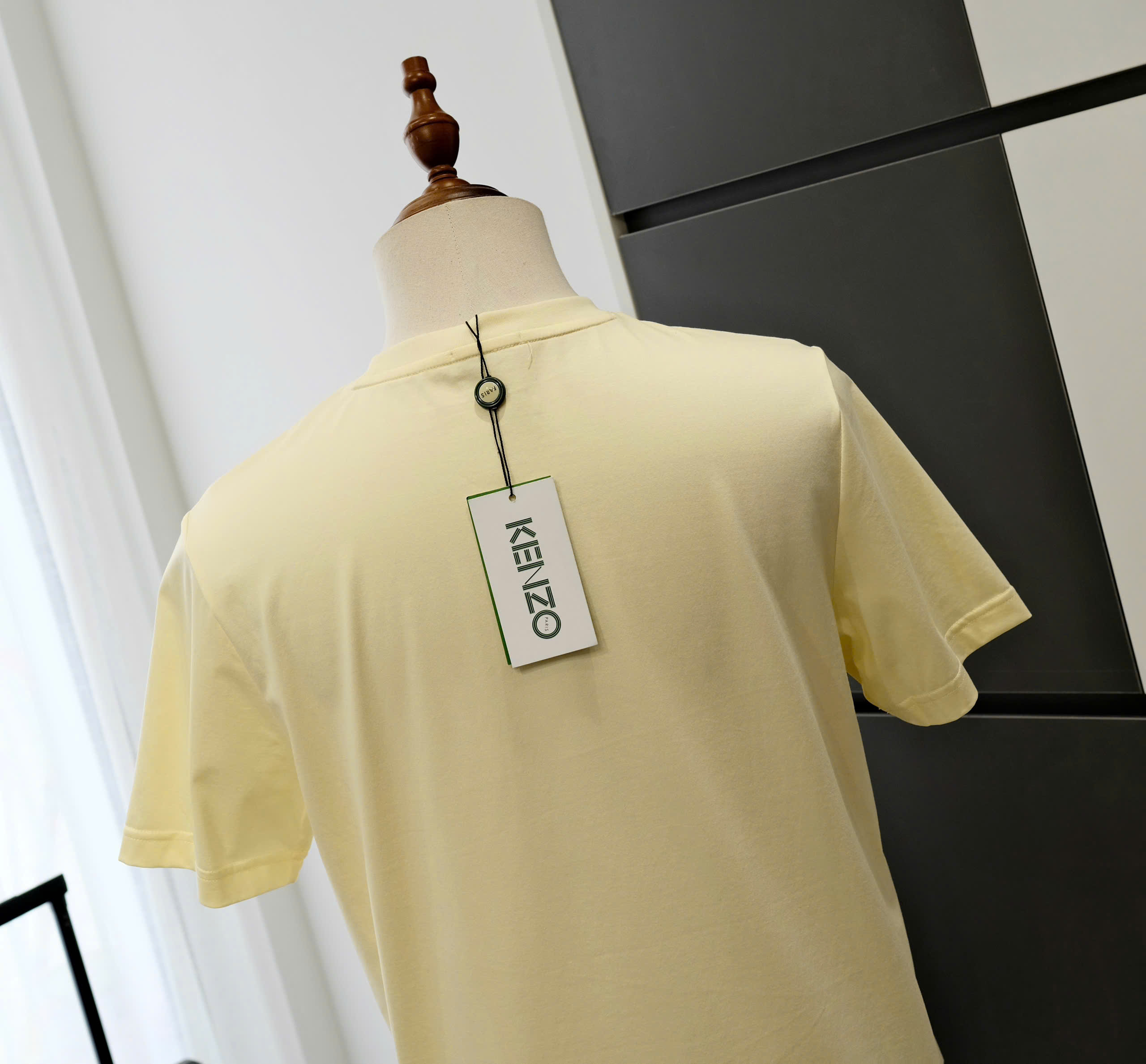 Áo phông T-shirt Kenzo KZ Vàng logo mặt Hổ Xanh Like Auth DDT