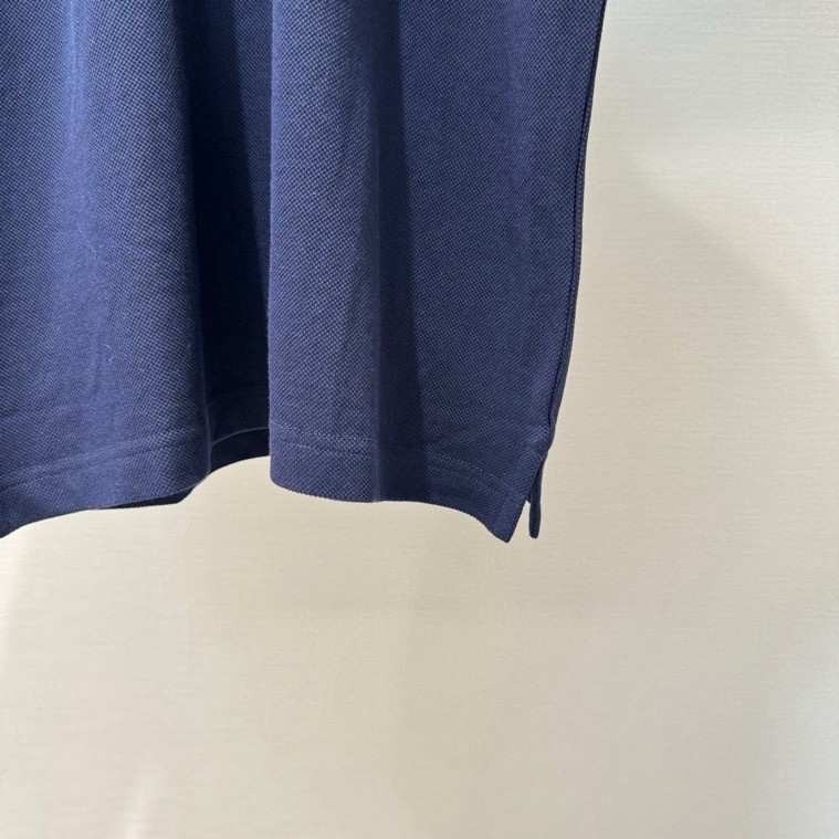 Áo polo Gucci GC Xanh than logo chữ kẻ viền Đỏ Like Auth 1-1 on web VTN