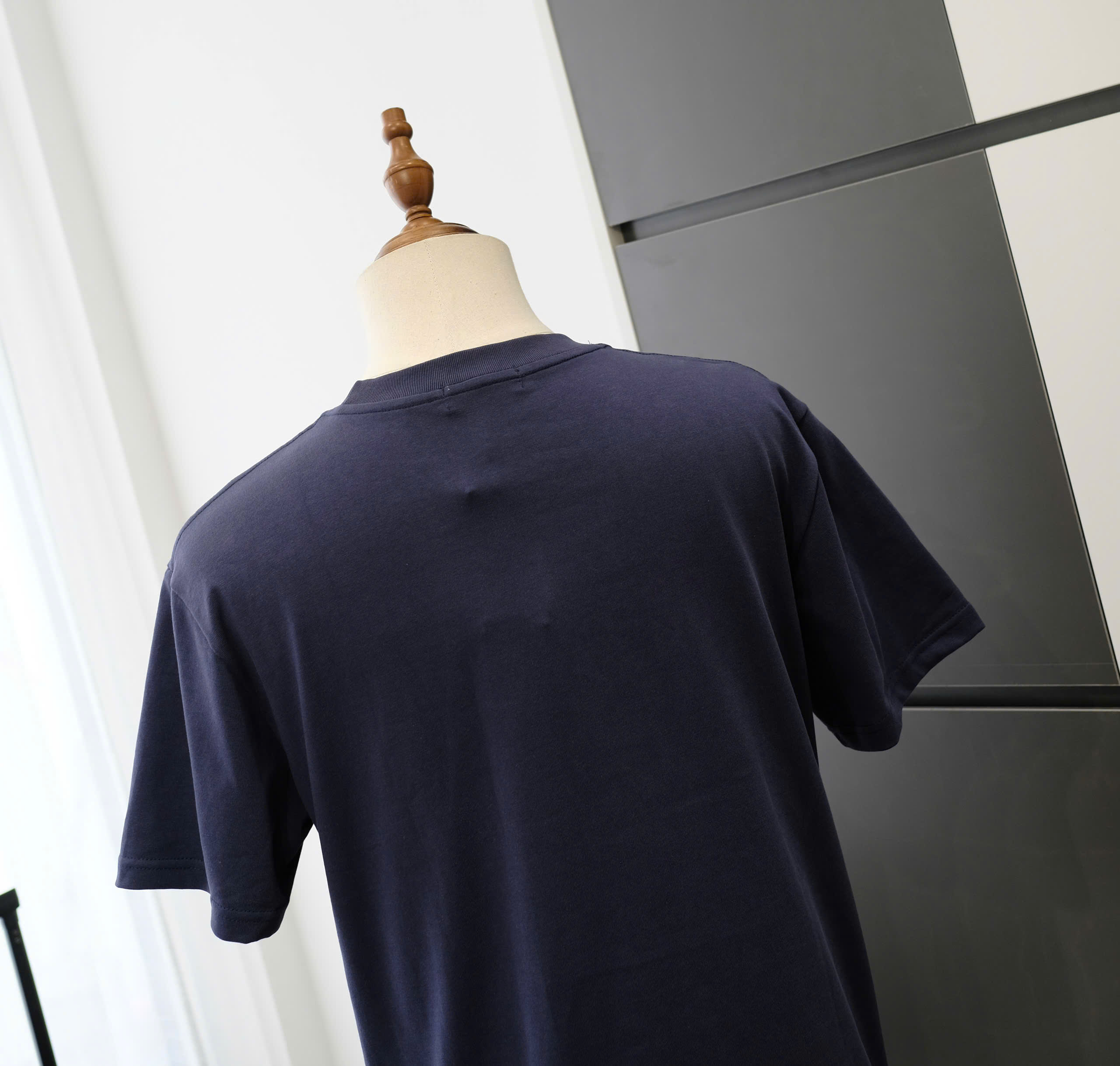 Áo phông T-shirt Polo Ralph Lauren Xanh than logo ngựa 3 Đỏ thêu ngực tay Like Auth DDT