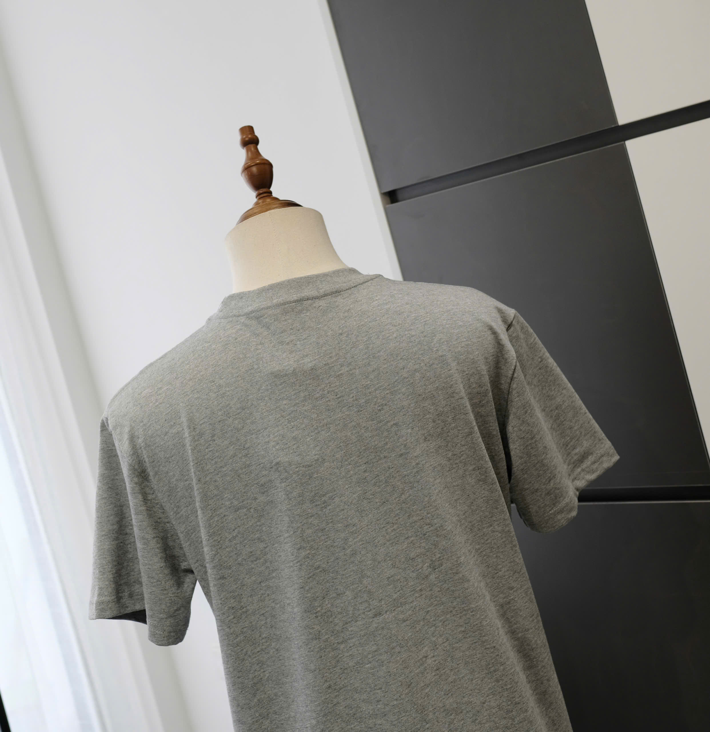Áo phông T-shirt Polo Ralph Lauren Xám logo ngựa 3 Đen thêu ngực tay Like Auth DDT