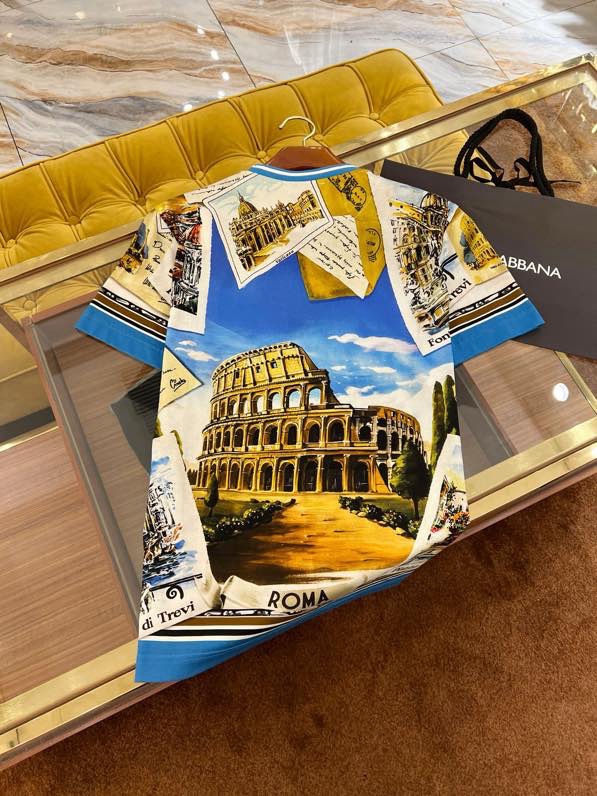 Áo phông T-shirt Dolce Gabban DG họa tiết đấu trường Roma Like Auth VTN
