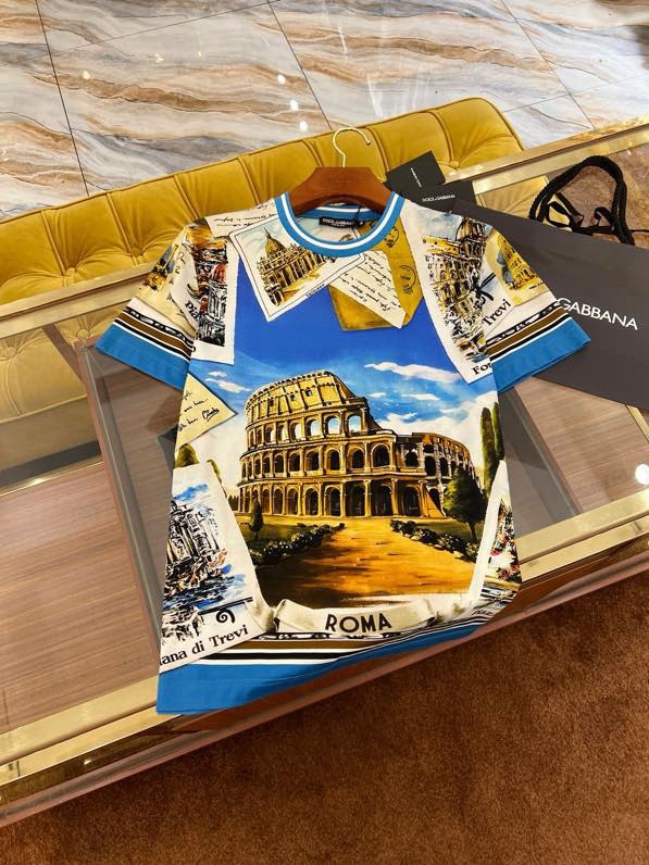 Áo phông T-shirt Dolce Gabban DG họa tiết đấu trường Roma Like Auth VTN