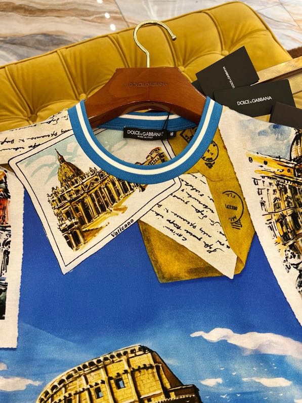 Áo phông T-shirt Dolce Gabban DG họa tiết đấu trường Roma Like Auth VTN