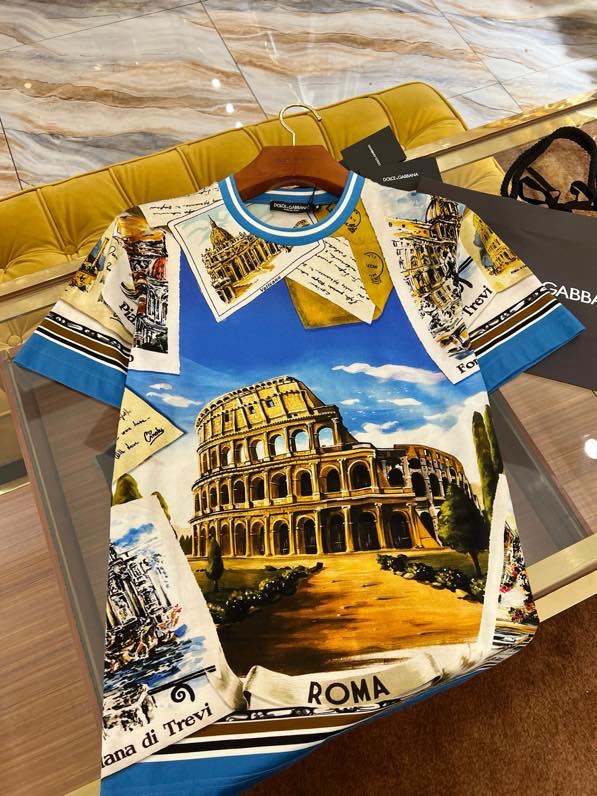 Áo phông T-shirt Dolce Gabban DG họa tiết đấu trường Roma Like Auth VTN