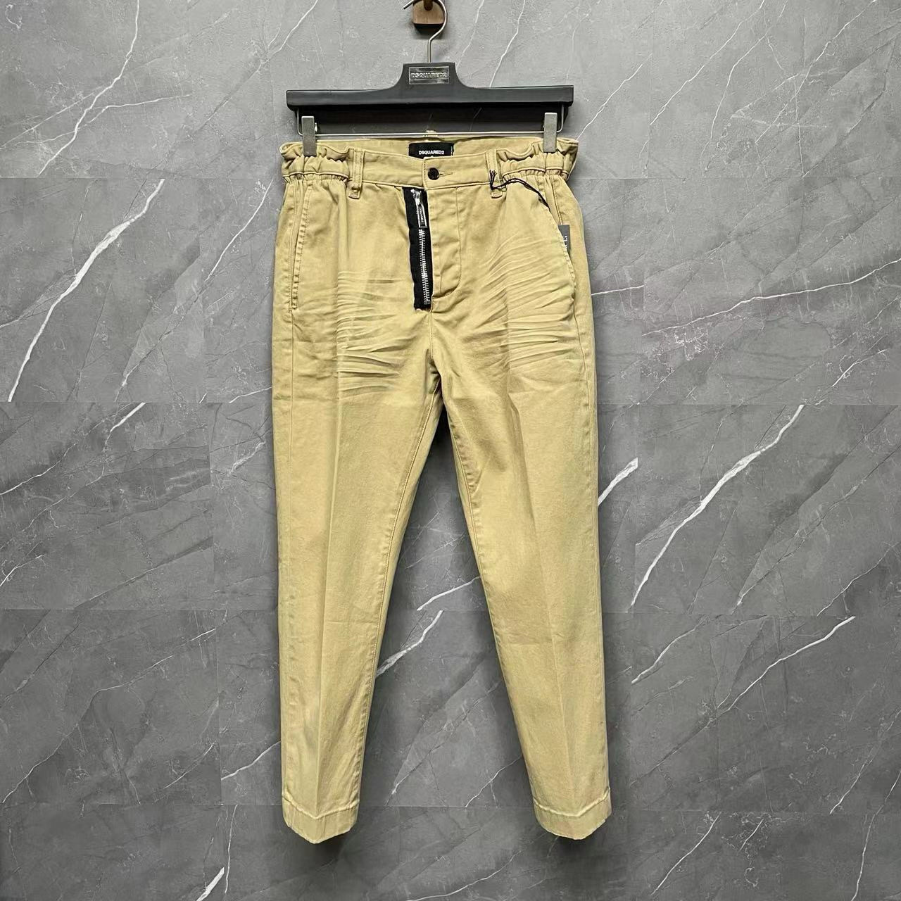 Quần dài kaki Dsquared2 DSQ2 Be khóa lệch Like Auth VTN