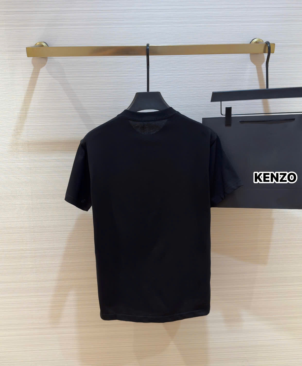 Áo phông T-shirt Kenzo KZ Đen logo mặt Hổ Xanh Like Auth DDT