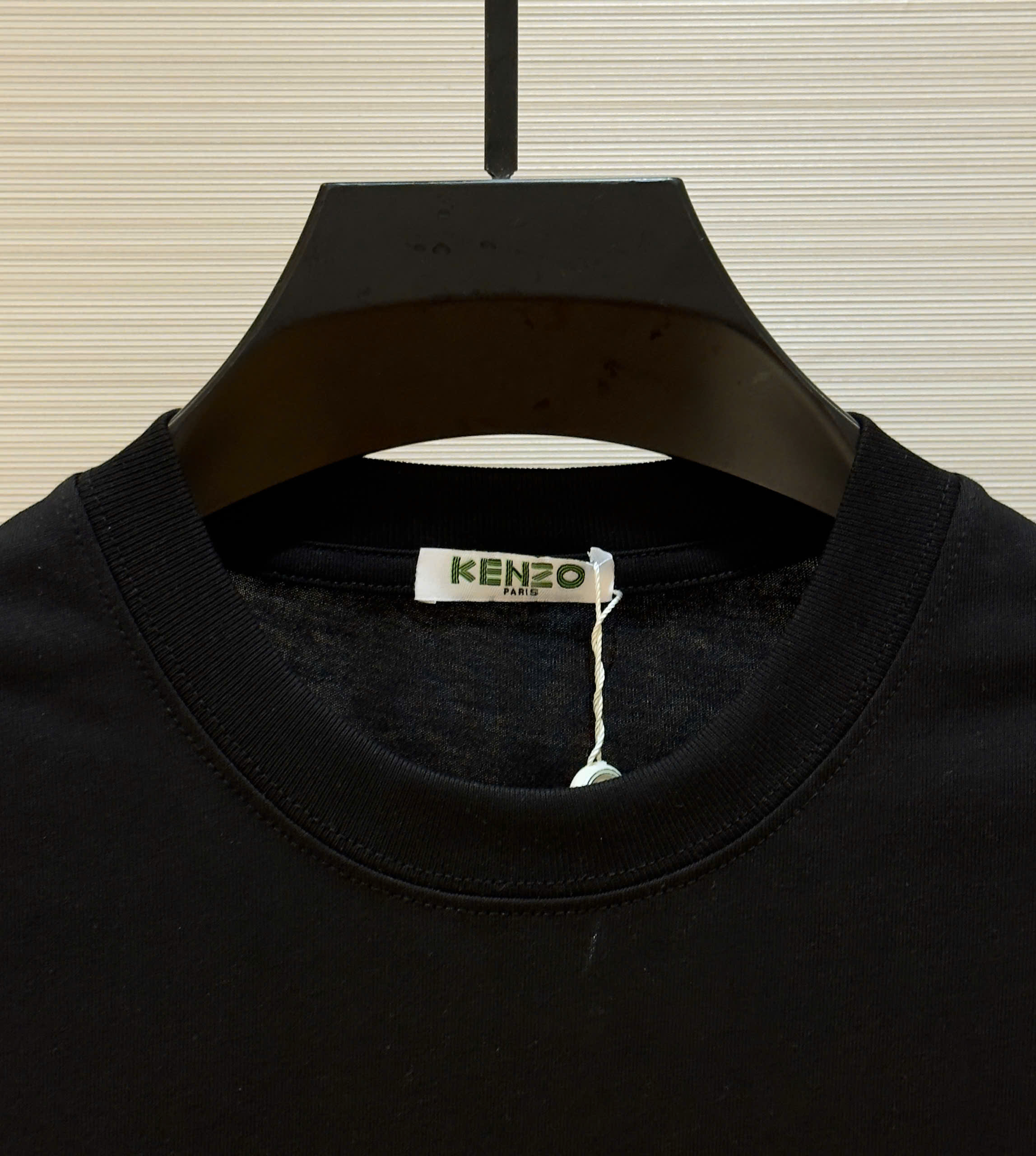 Áo phông T-shirt Kenzo KZ Đen logo mặt Hổ Xanh Like Auth DDT