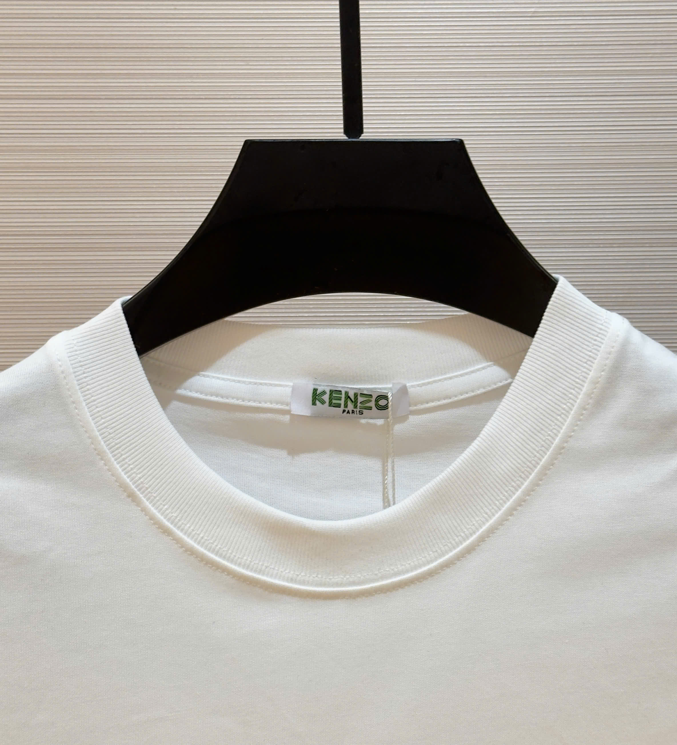 Áo phông T-shirt Kenzo KZ Trắng logo mặt Hổ Xanh Like Auth DDT