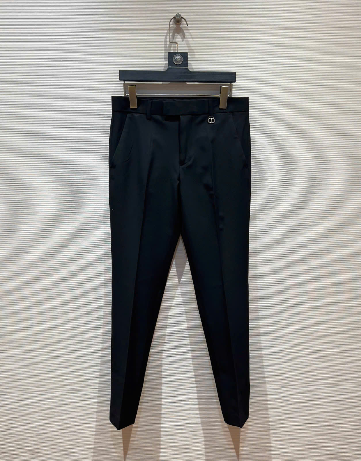 Quần tây, âu Dior CD Đen logo tag cạp Ong thêu Like Auth DDT