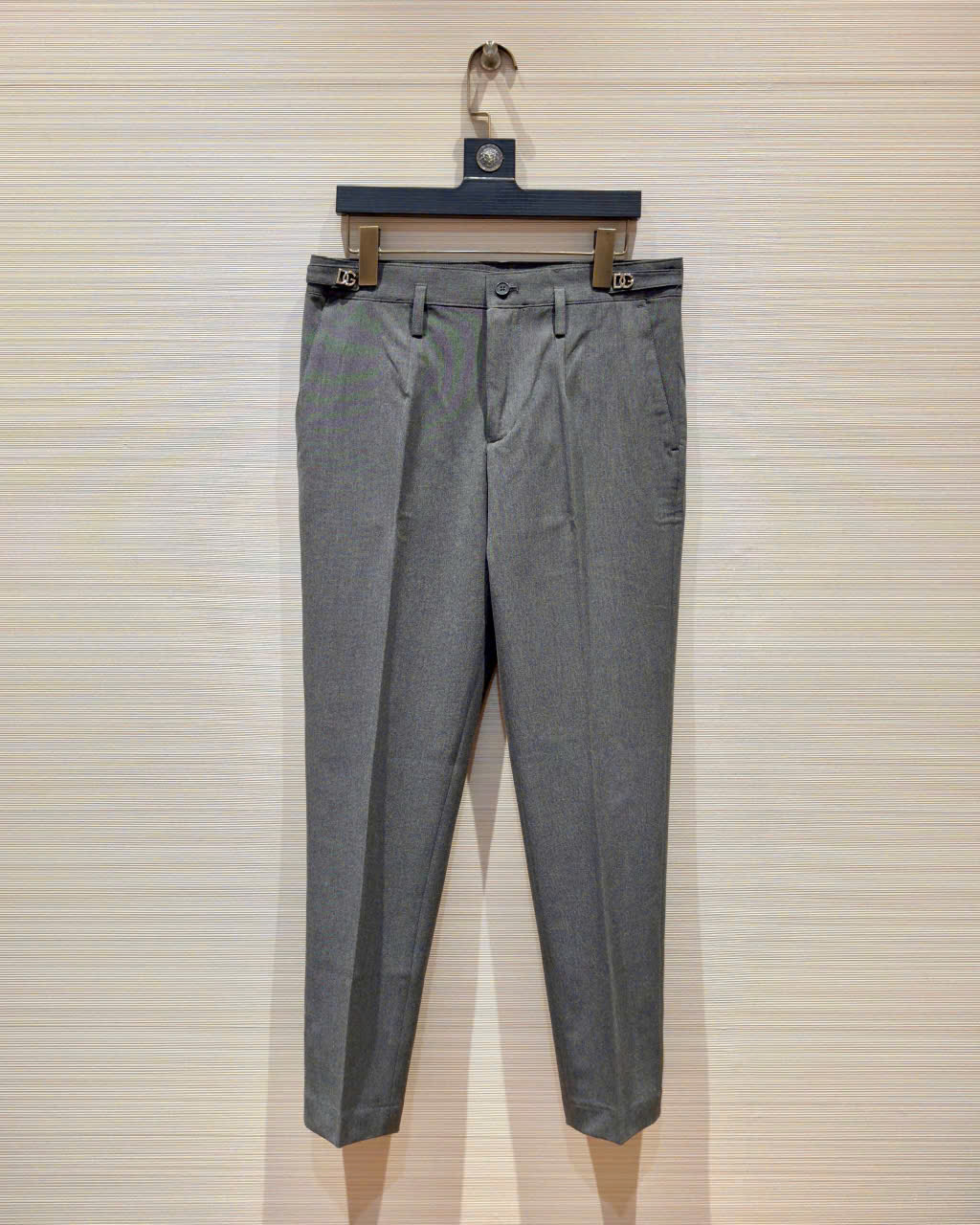 Quần tây, âu Dolce Gabbana DG Xám logo tag cạp Like Auth DDT