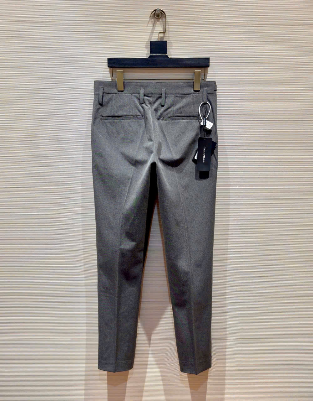 Quần tây, âu Dolce Gabbana DG Xám logo tag cạp Like Auth DDT