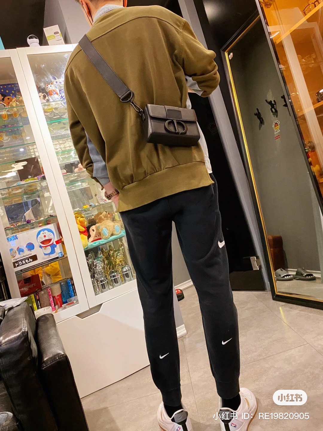 Túi đeo chéo Dior Đen logo CD size 24x17x8cm Like Auth on web fullbox bill thẻ PLD