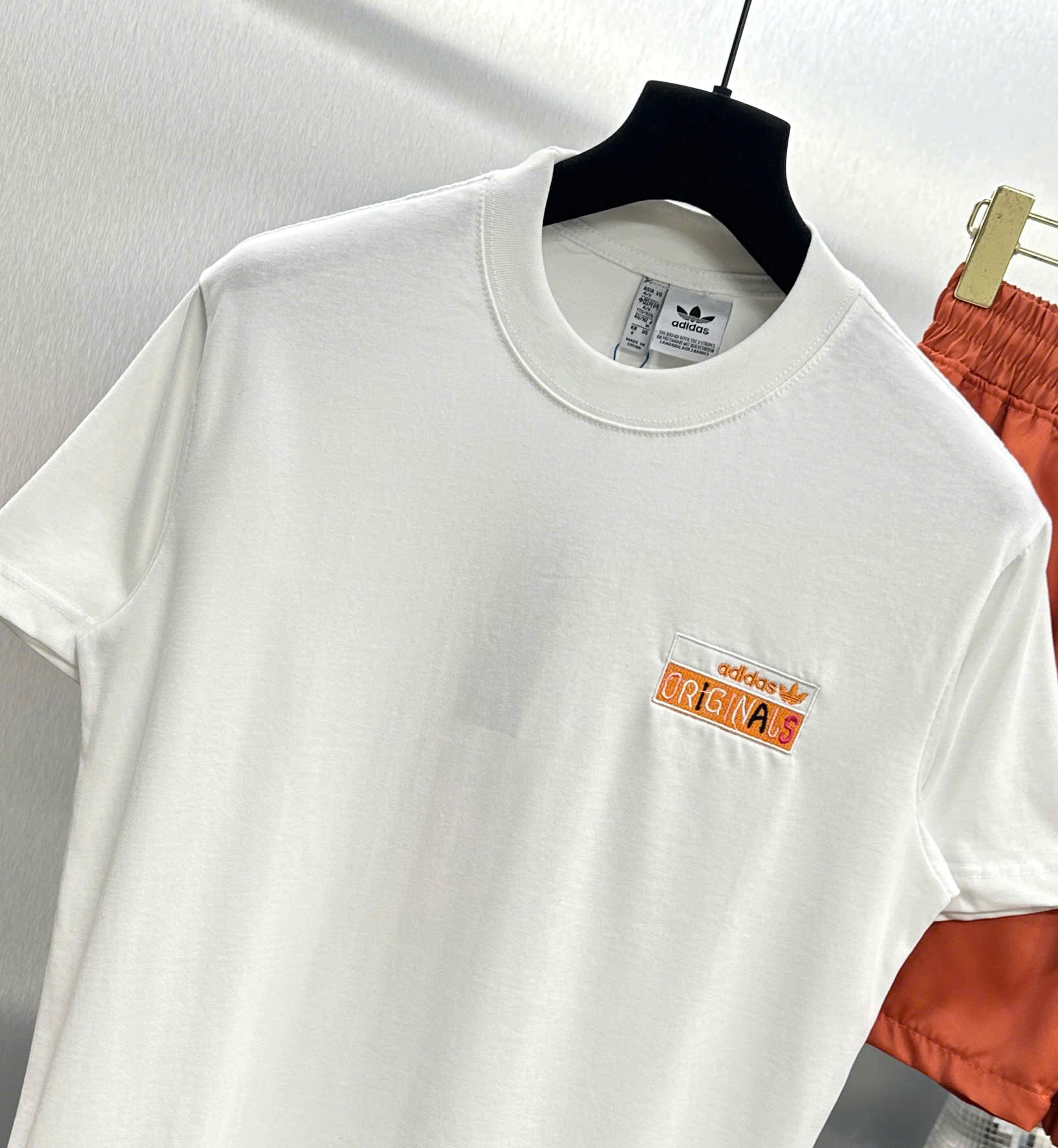 Bộ, set hè Adidas A logo chữ thêu ngực họa tiết lưng Like Auth NV