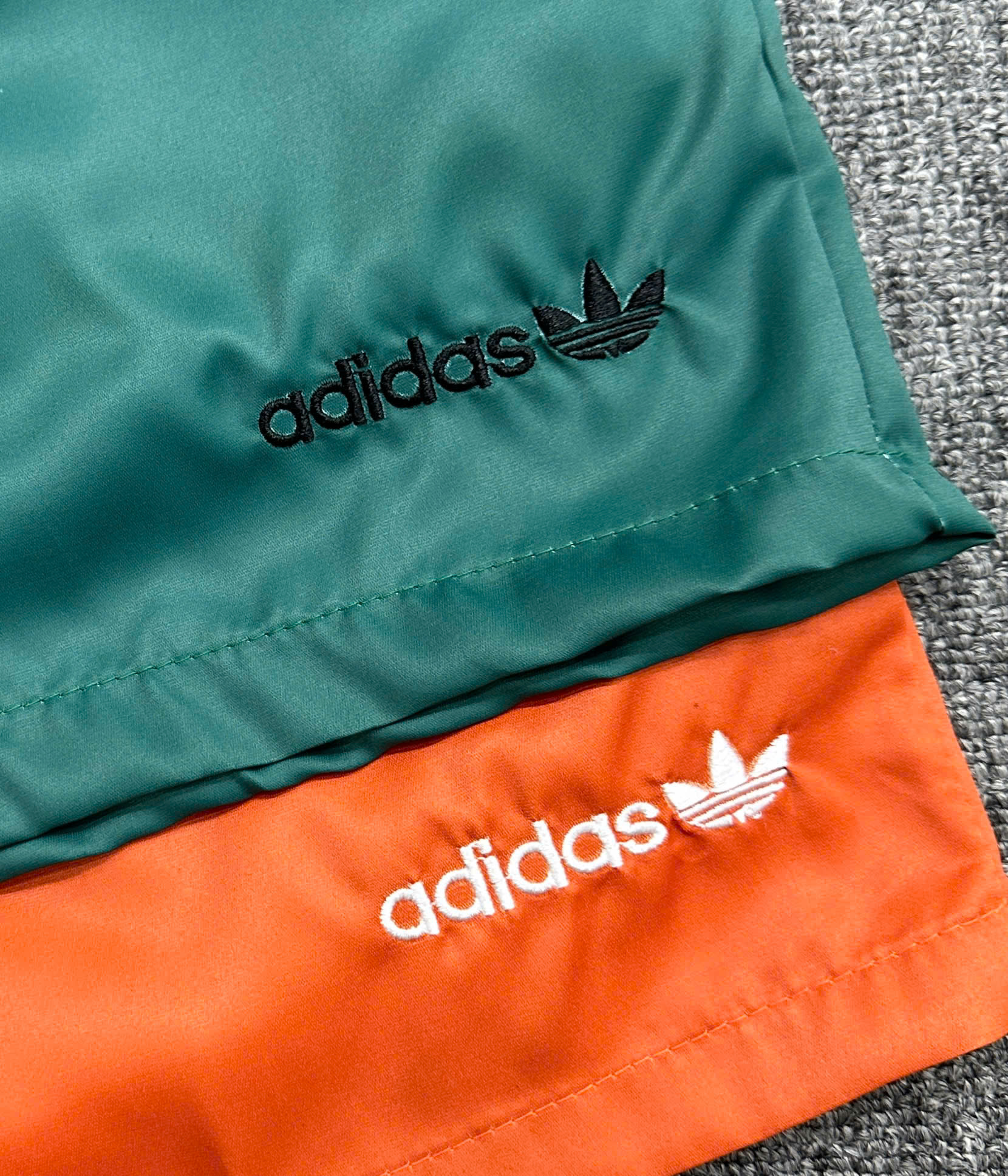 Bộ, set hè Adidas A logo chữ thêu ngực họa tiết lưng Like Auth NV