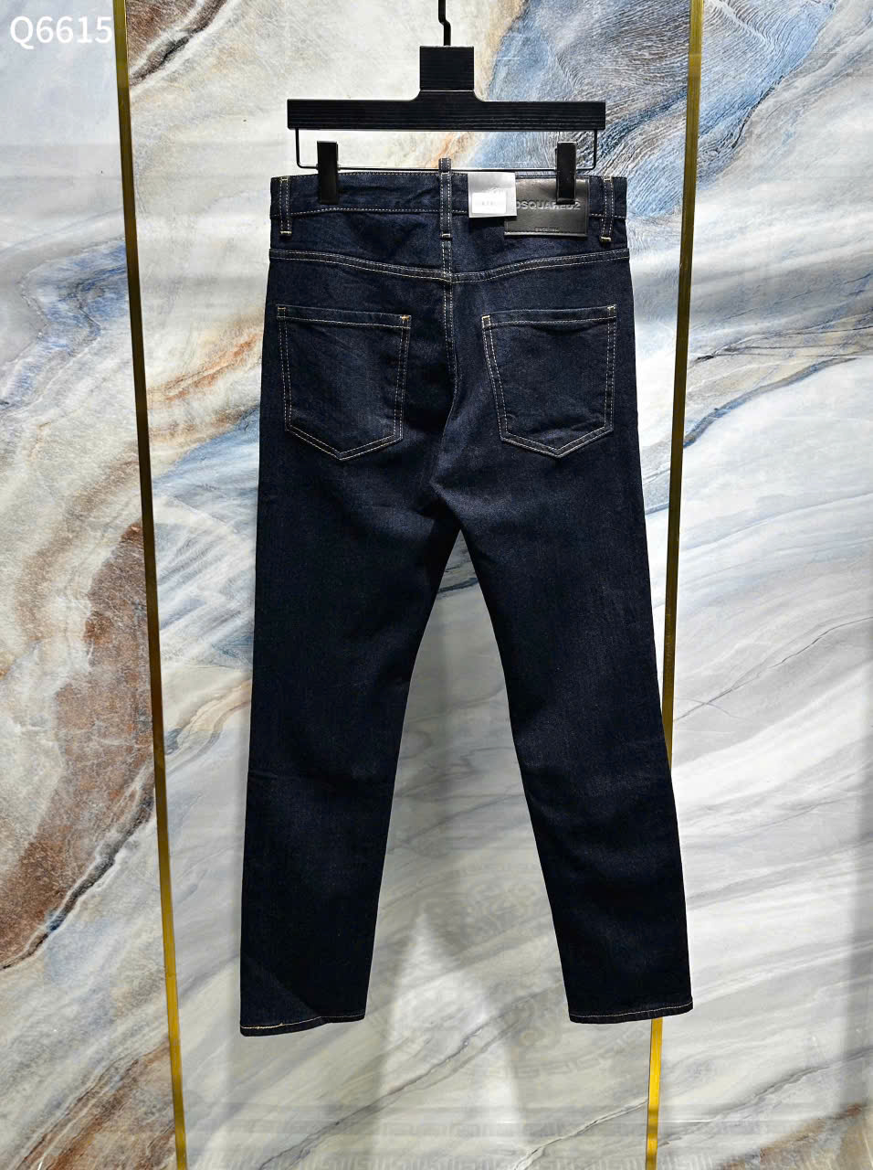 Quần jean Dsquared2 DSQ2 Xanh than trơn Like Auth LK