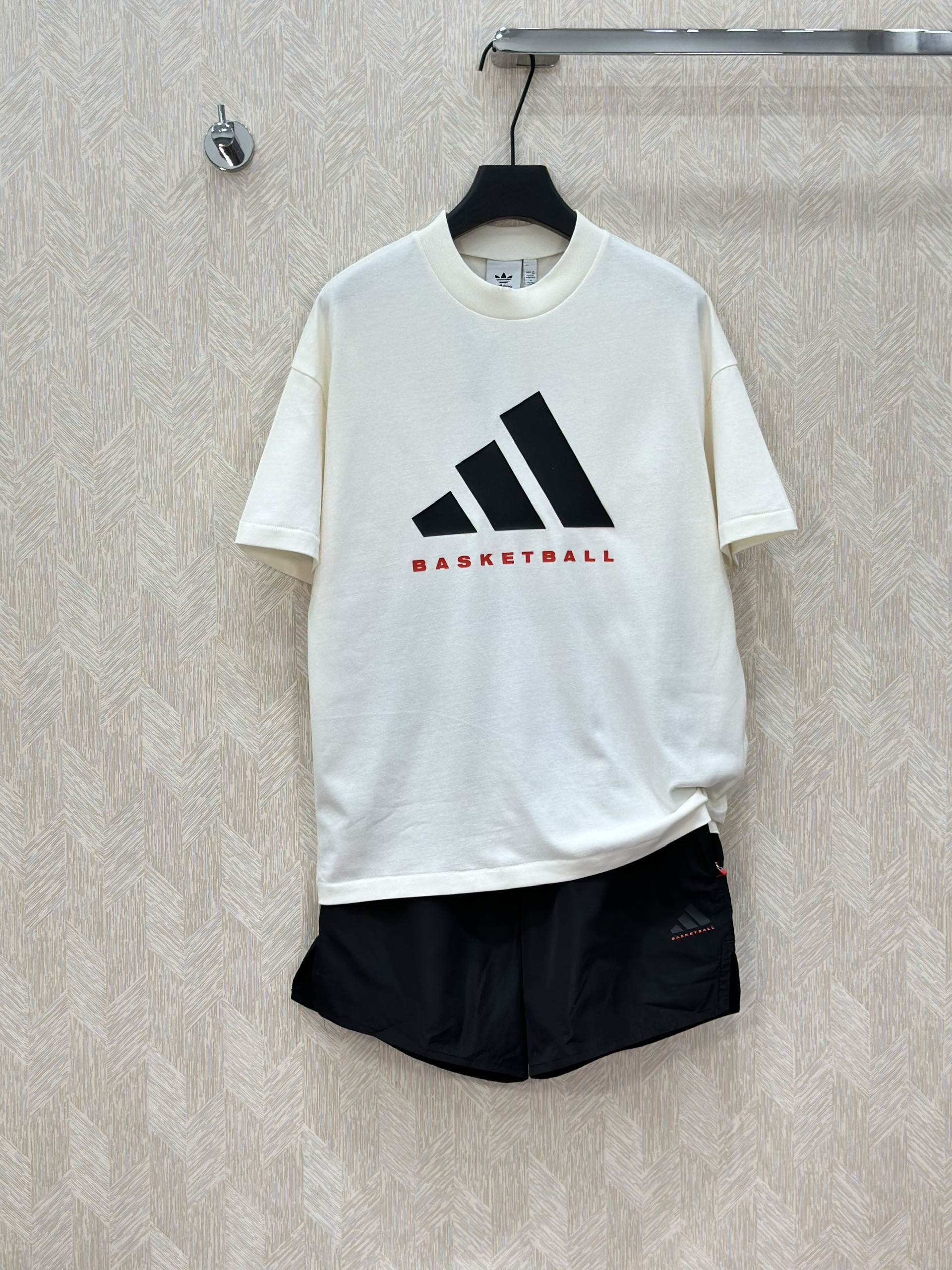 Bộ, Set hè Adidas Basketball logo 3 sọc basic Like Auth on web VTN