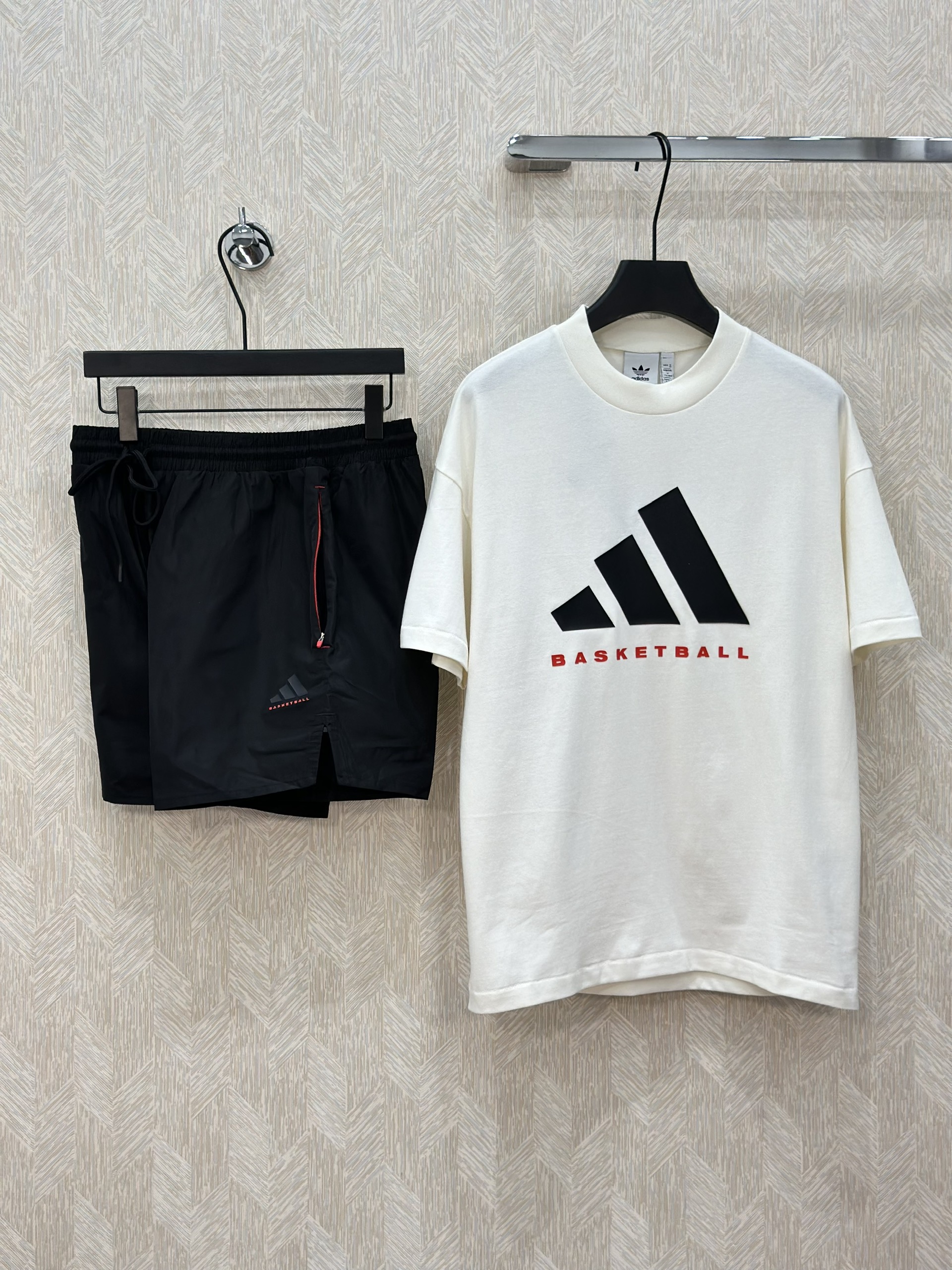 Bộ, Set hè Adidas Basketball logo 3 sọc basic Like Auth on web VTN