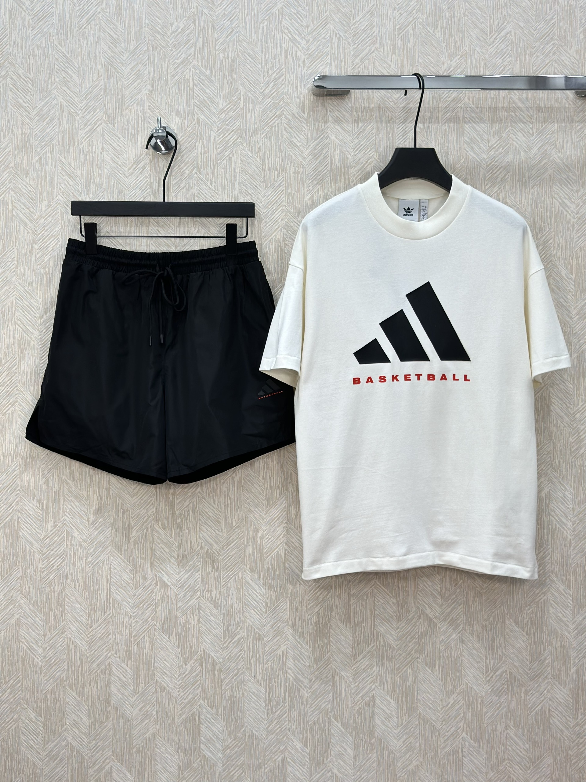 Bộ, Set hè Adidas Basketball logo 3 sọc basic Like Auth on web VTN