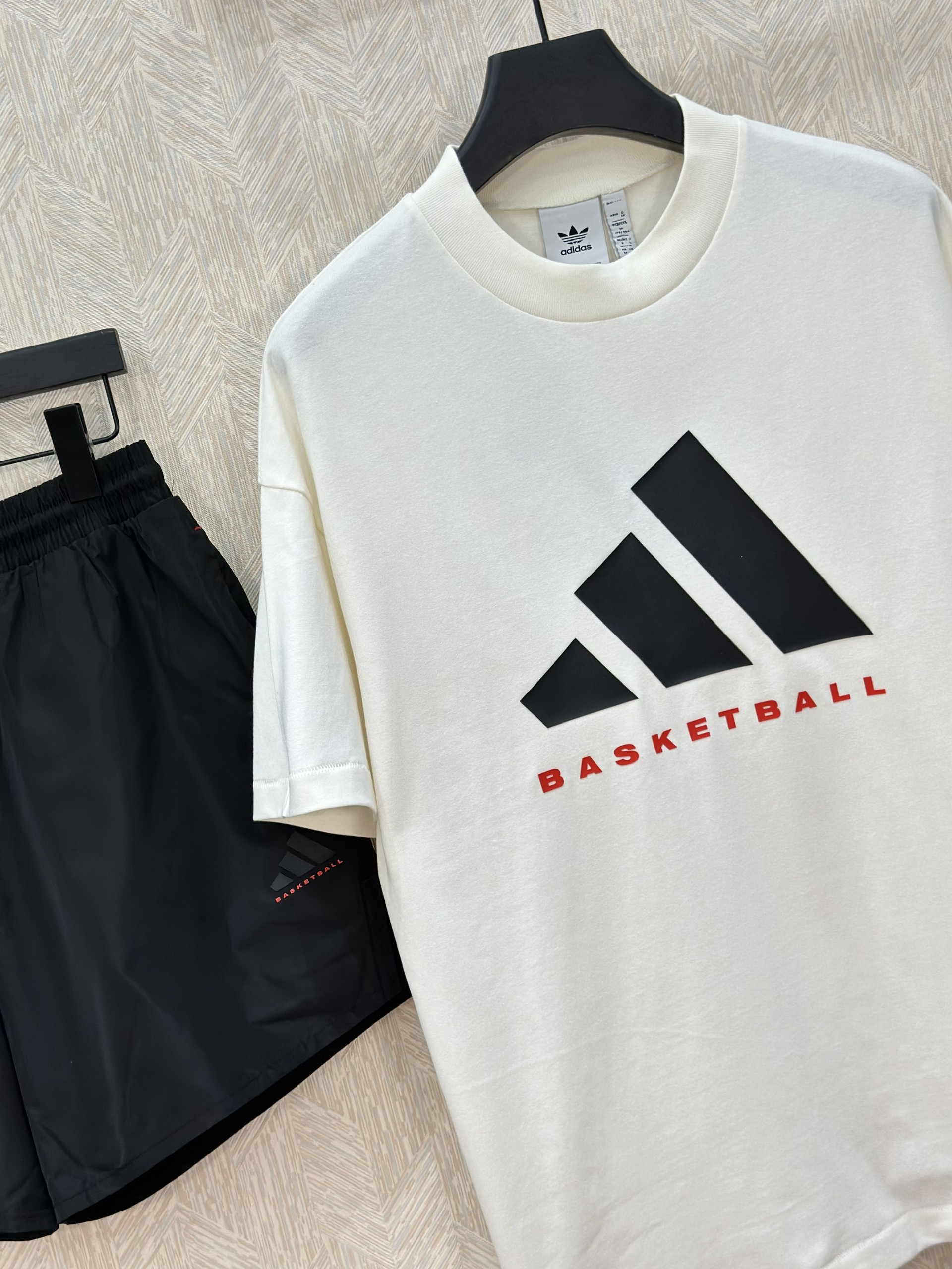 Bộ, Set hè Adidas Basketball logo 3 sọc basic Like Auth on web VTN