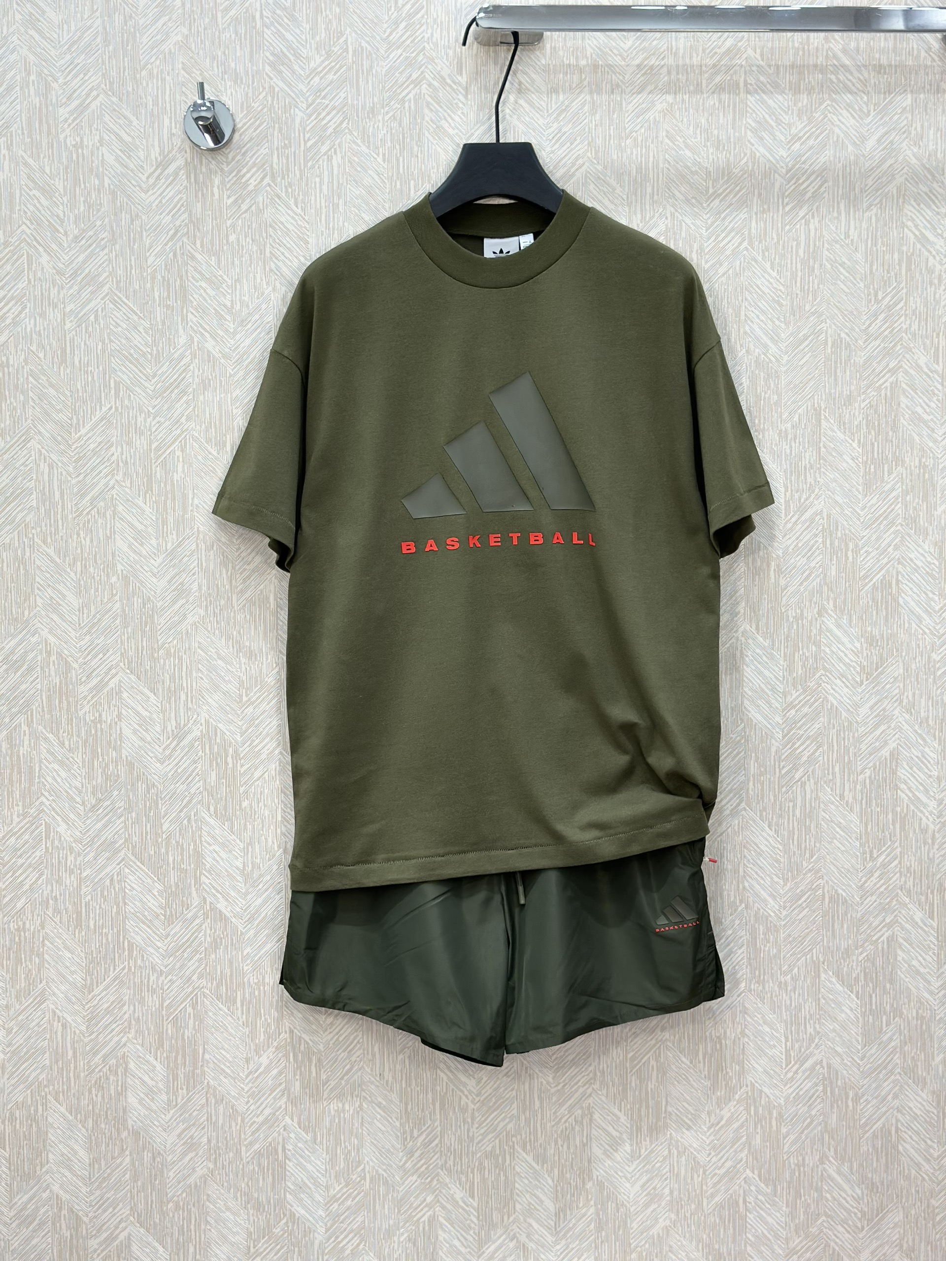 Bộ, Set hè Adidas Basketball logo 3 sọc basic Like Auth on web VTN