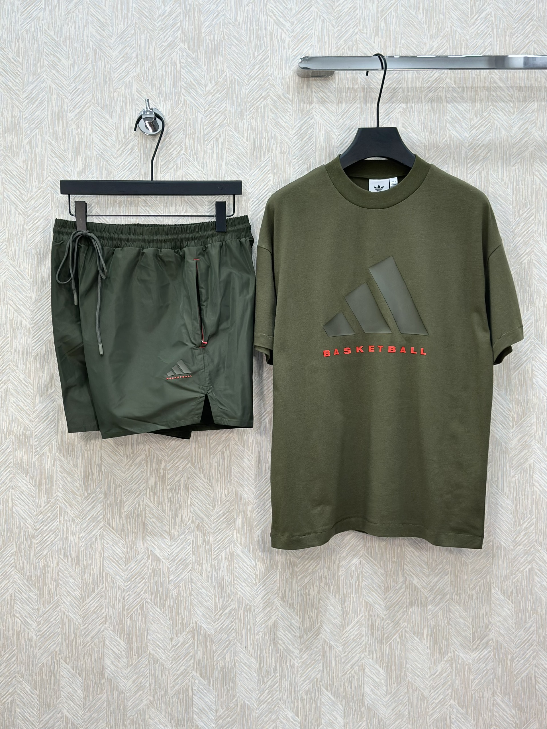 Bộ, Set hè Adidas Basketball logo 3 sọc basic Like Auth on web VTN