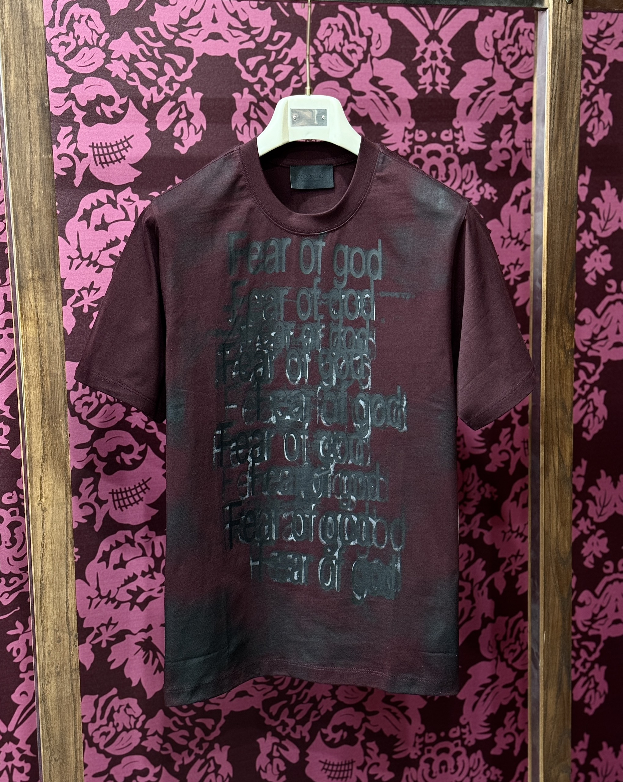 Áo phông T-shirt Essentials loang màu họa tiết chữ Like Auth CD